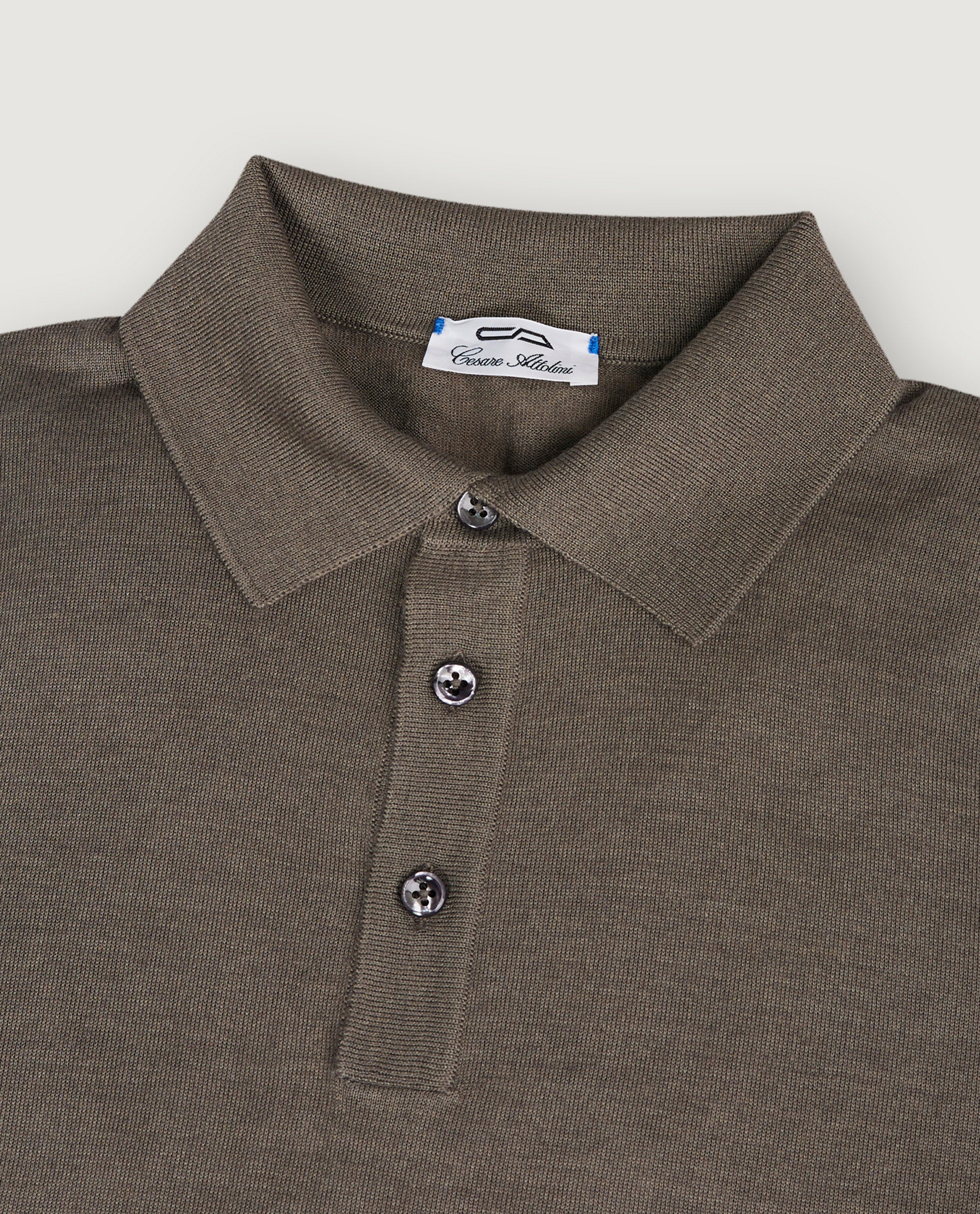 Cashmere Polo - Bruin