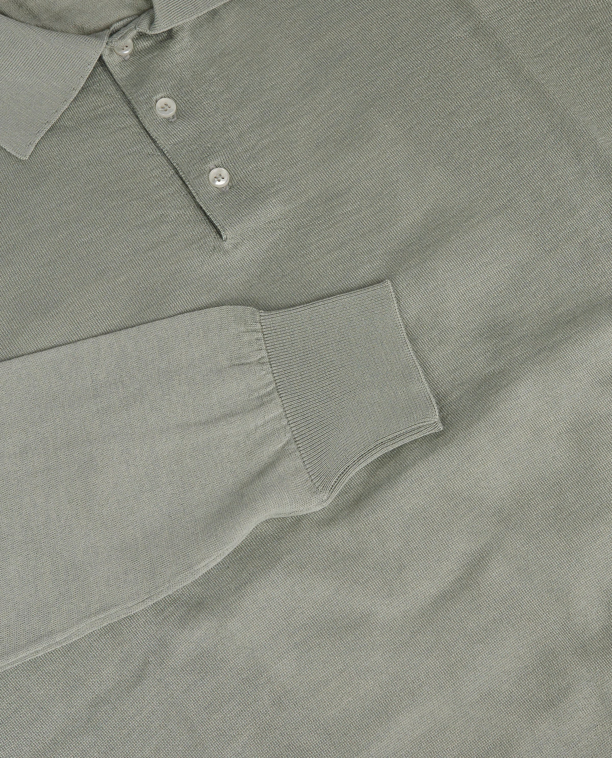 Wol Blend Polo - Groen