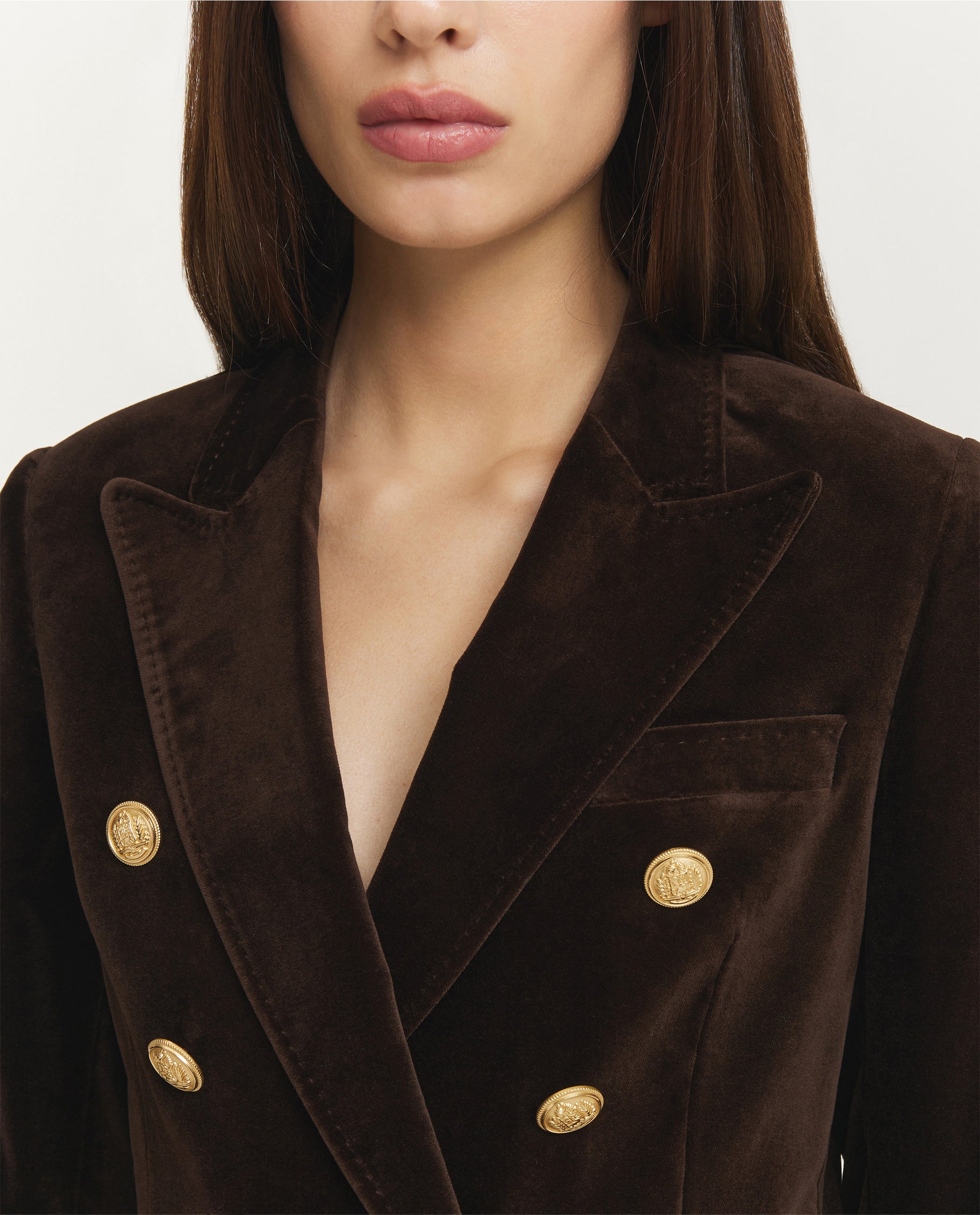 Cotton Velvet Blazer