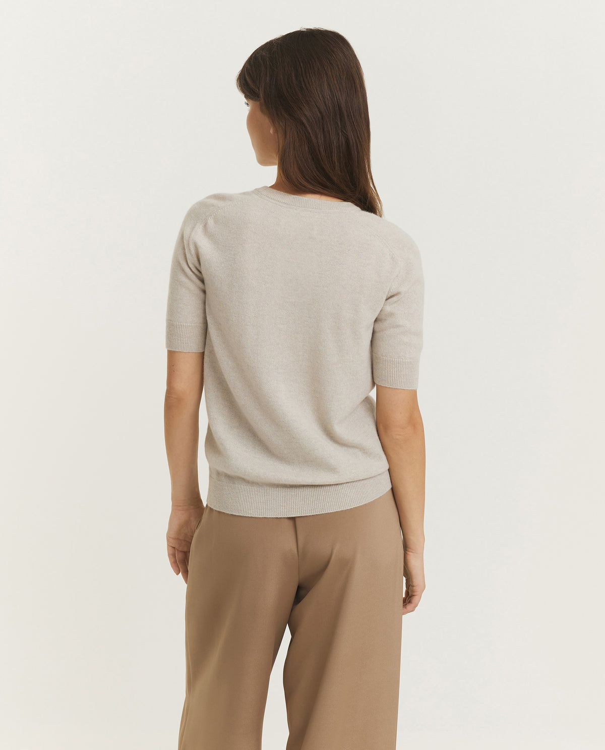 Cashmere Kenza T-shirt - Ecru