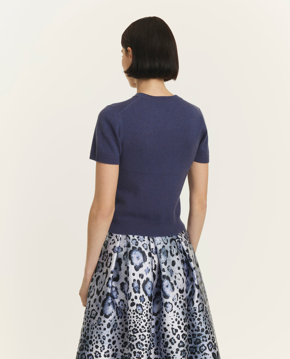 Wol cashmere trui - Blauw