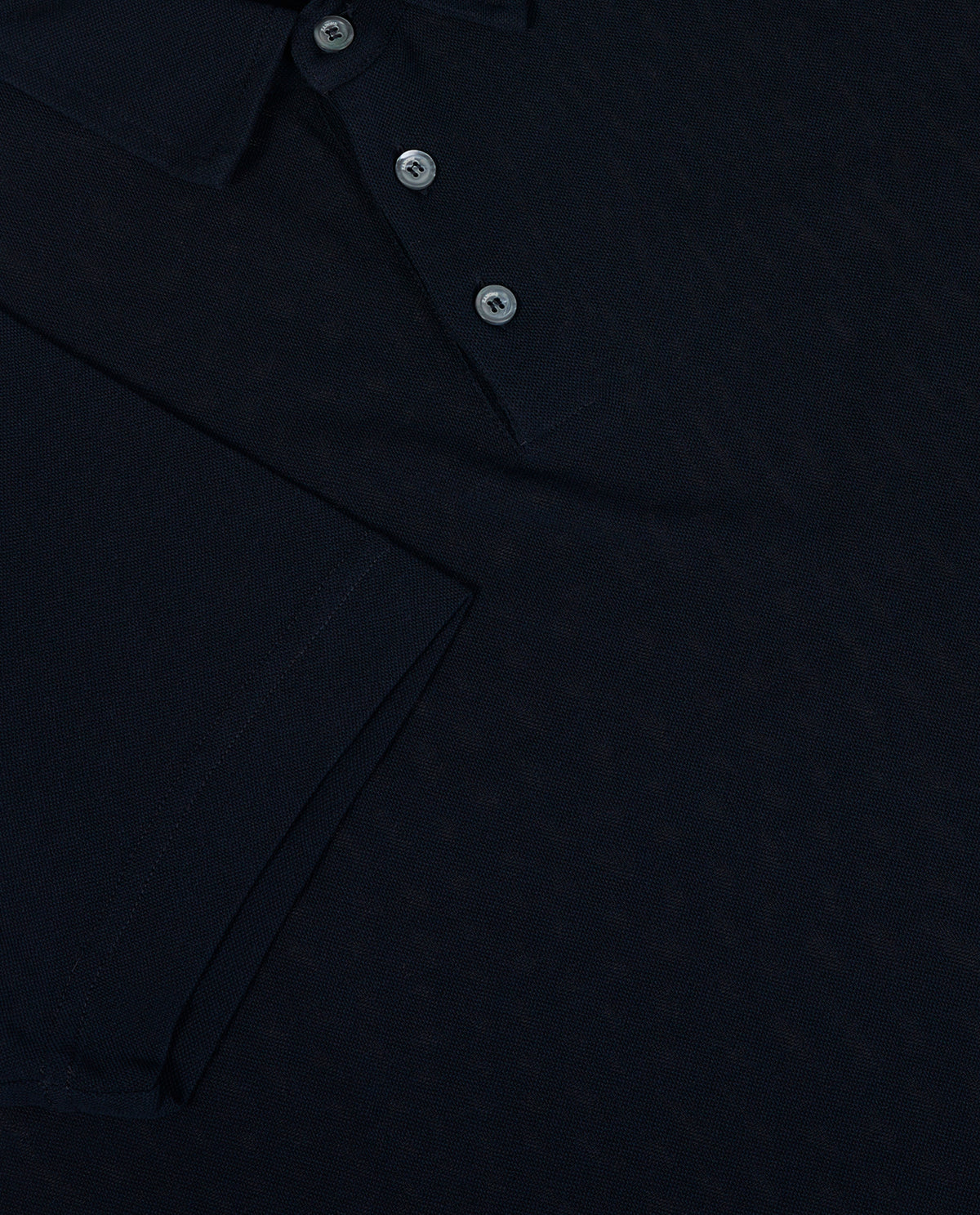 Ice Cotton Pique Polo - Donkerblauw
