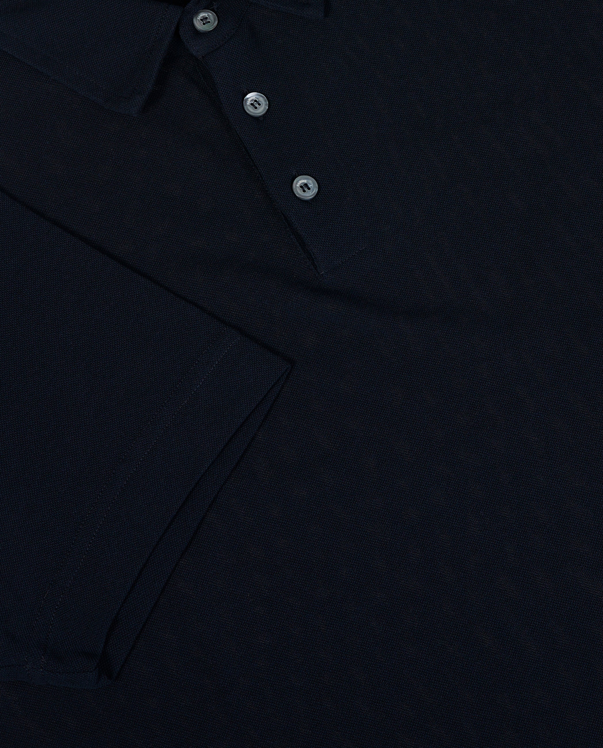 Ice Cotton Pique Polo - Donkerblauw