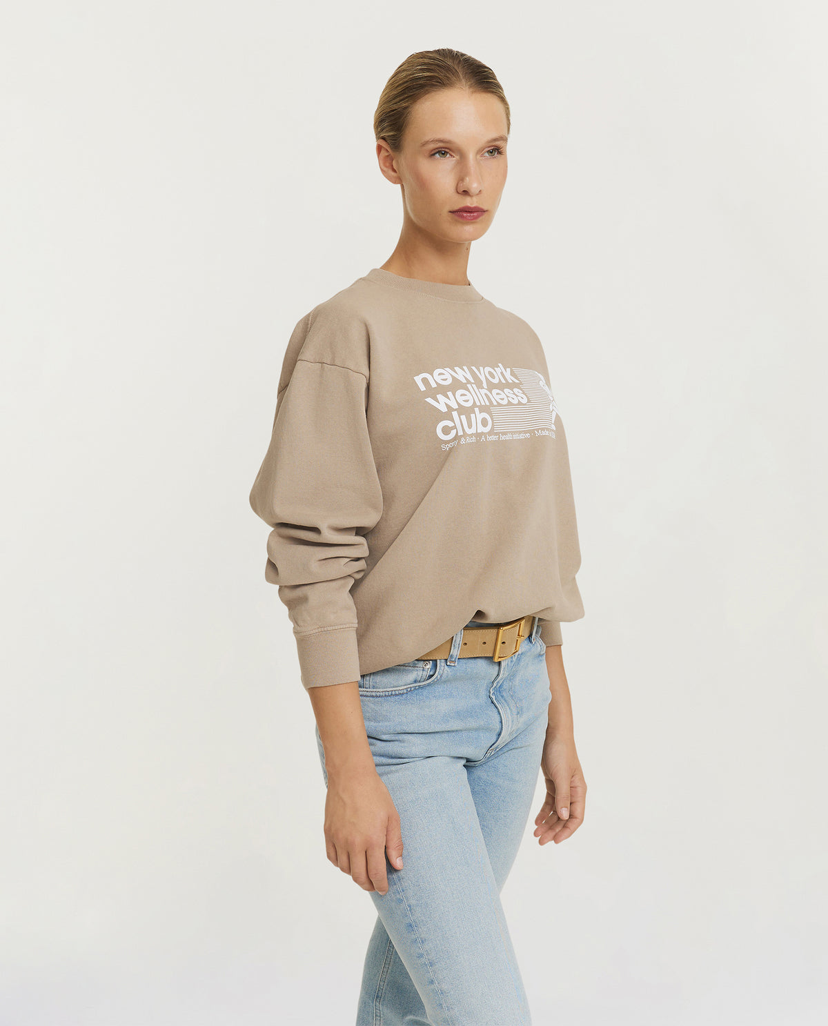 NY 94 Crewneck - Lichtbruin