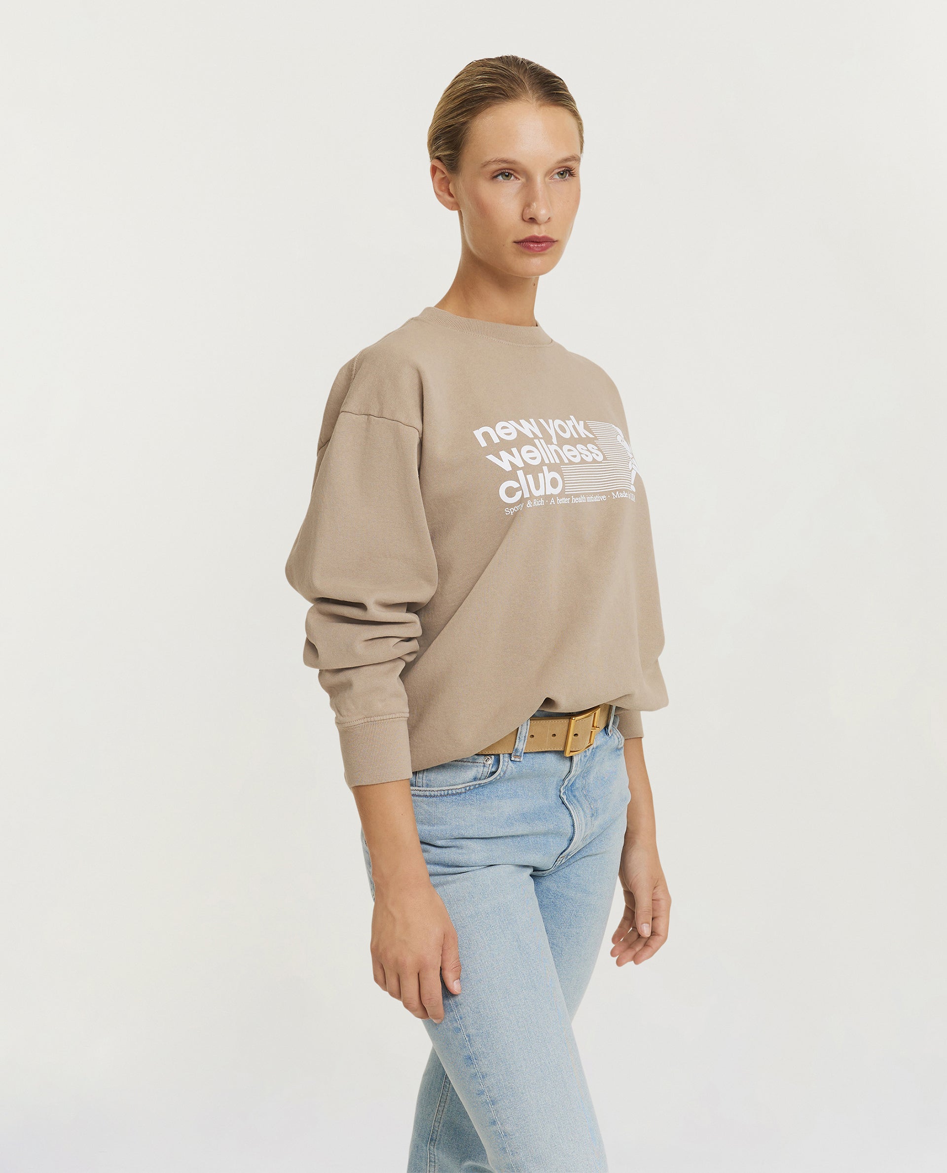 NY 94 Crewneck - Lichtbruin