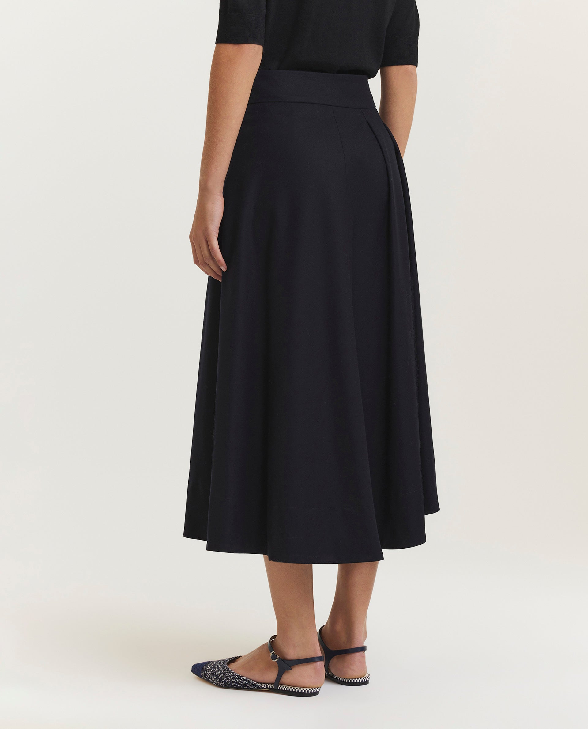 Midi rok - Blauw