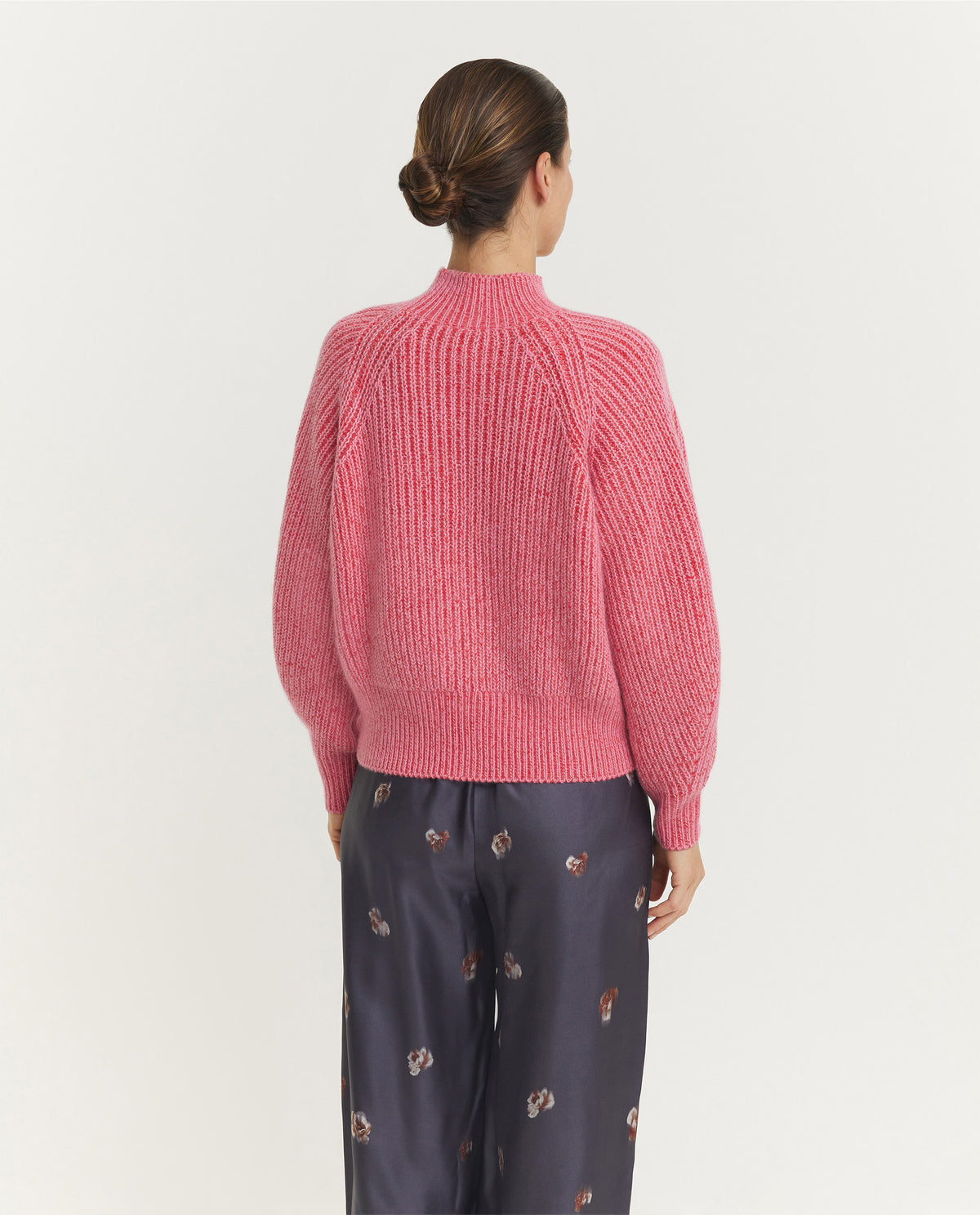 Wool Cashmere Rib Sweater