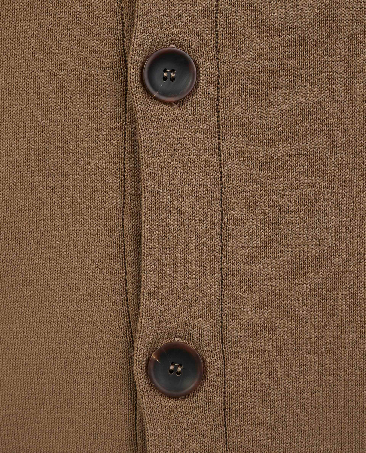 Crepe Shirtjasje - Lichtbruin