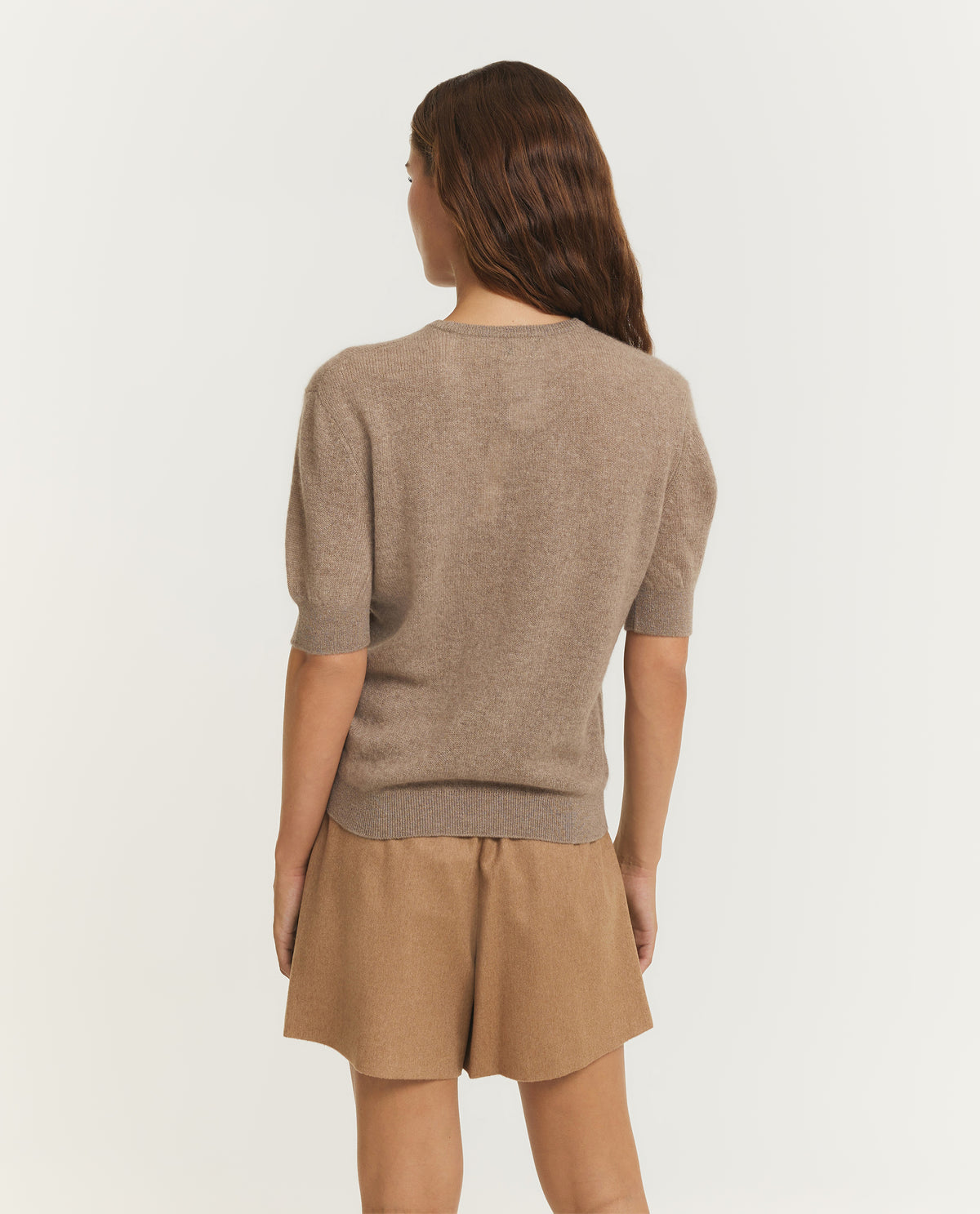 Short Sleeved Cashmere Sweater