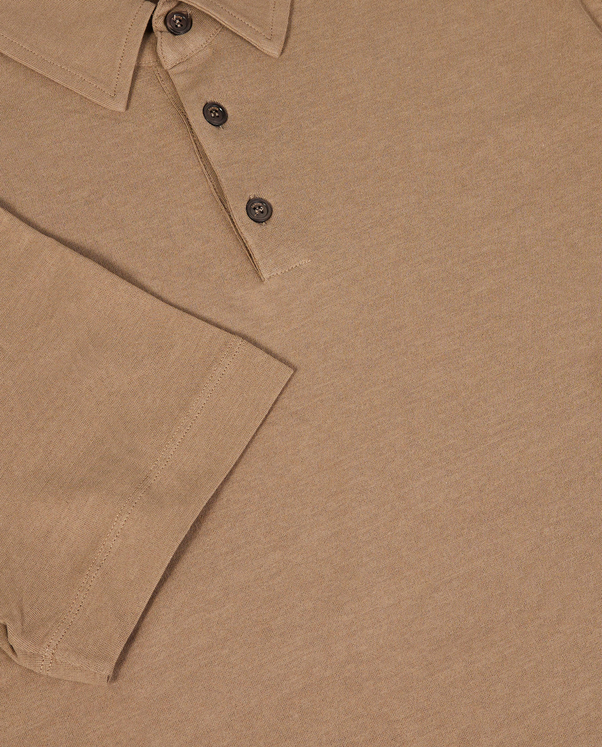 Ice Cotton Polo - Lichtbruin