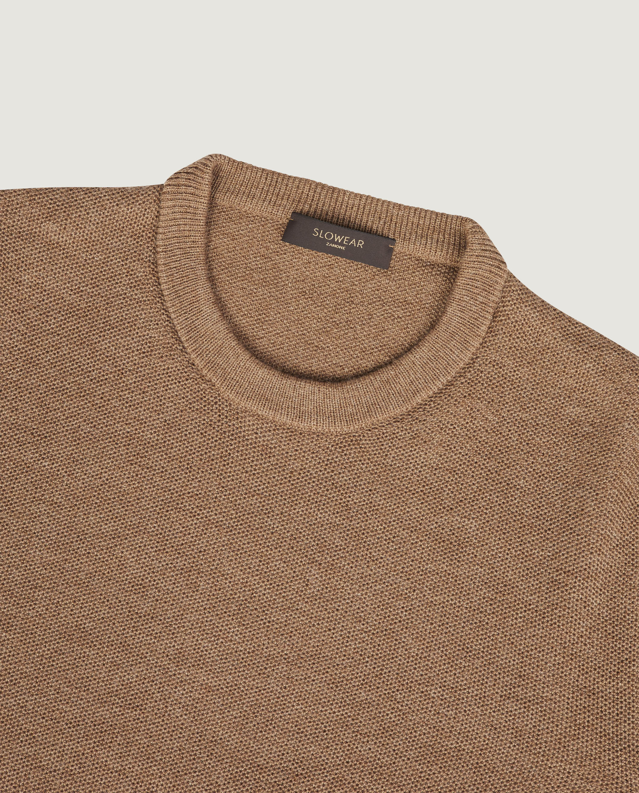 Wool Pique Crewneck