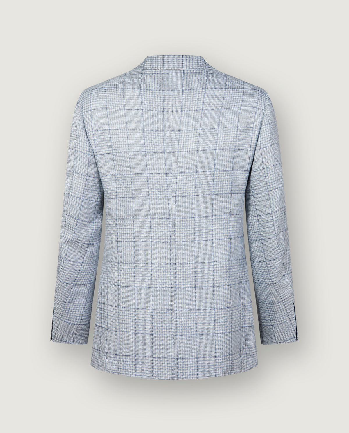 Checked Wool Blend Jacket