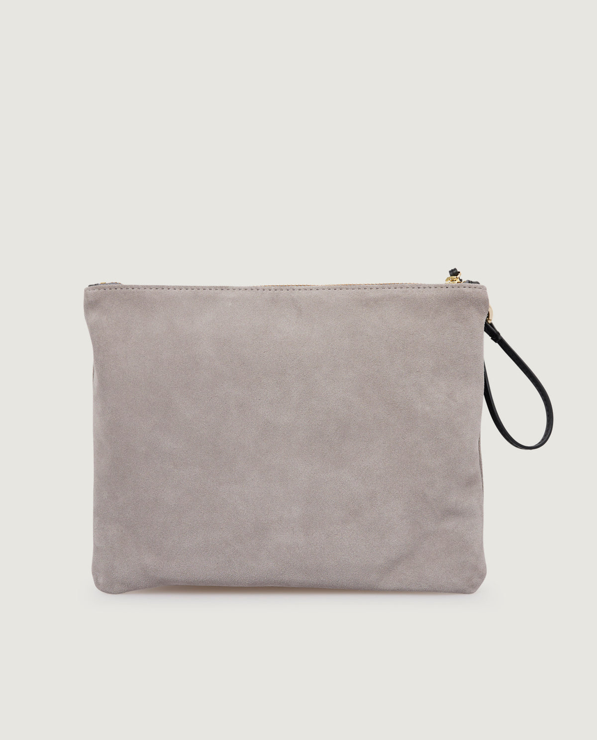 Suede Etui - Lichtgrijs