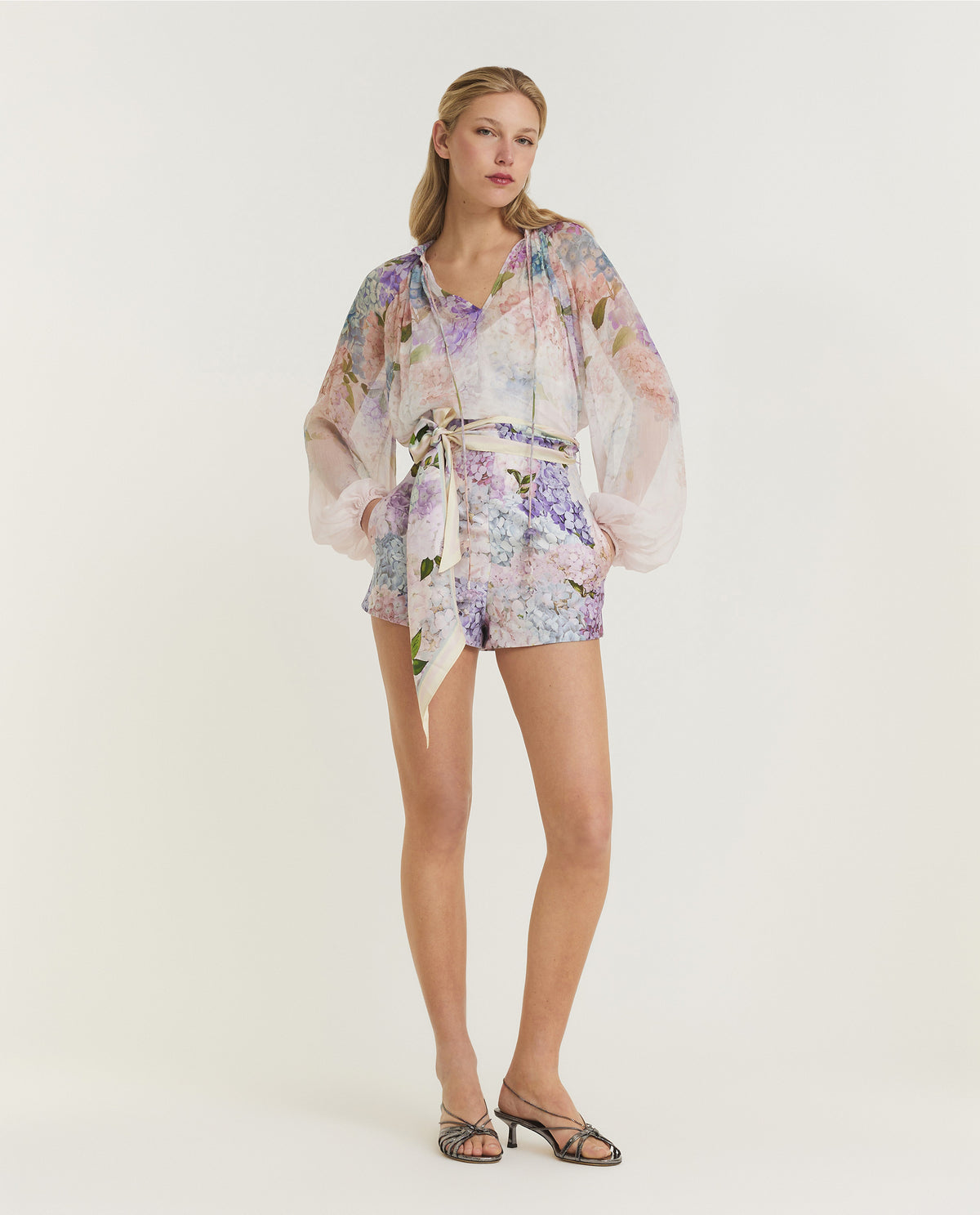 Floral Blouse - Roze