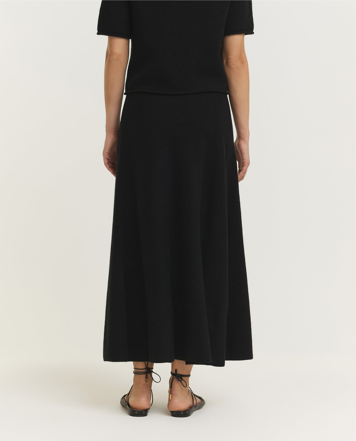 Cashmere Torie Rok - Zwart