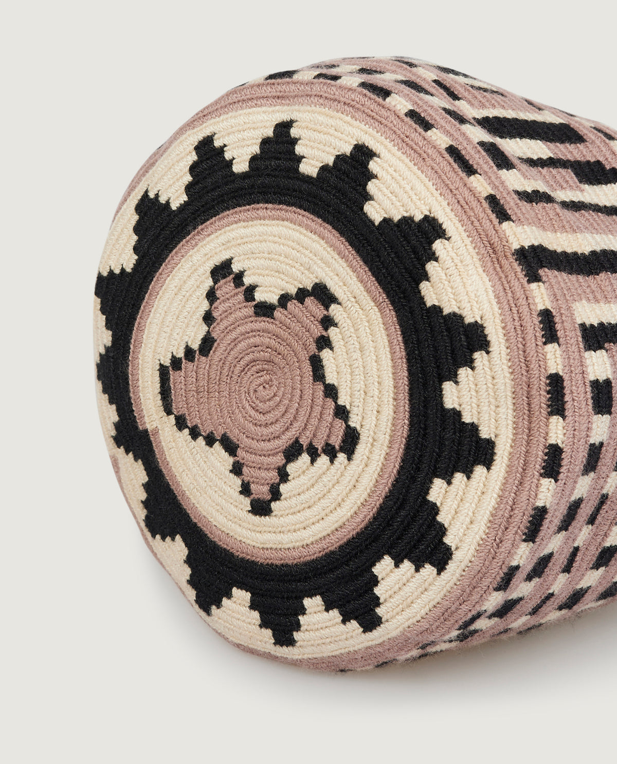 Macramé Crossbody Tas - Roze