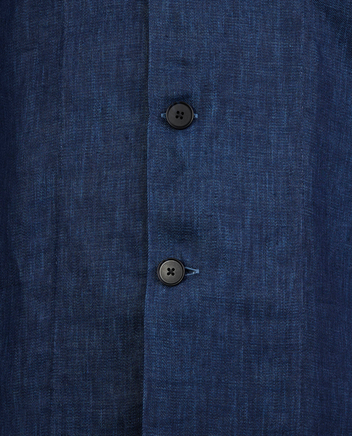 Linnen Overshirt - Blauw