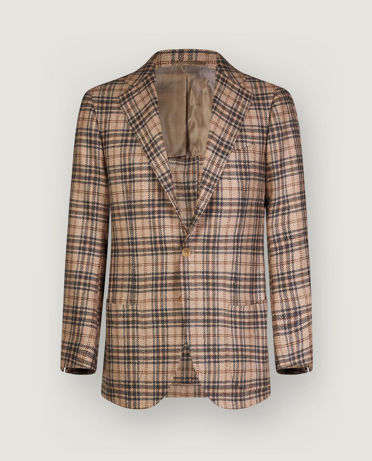 Checked Cashmere Jacket