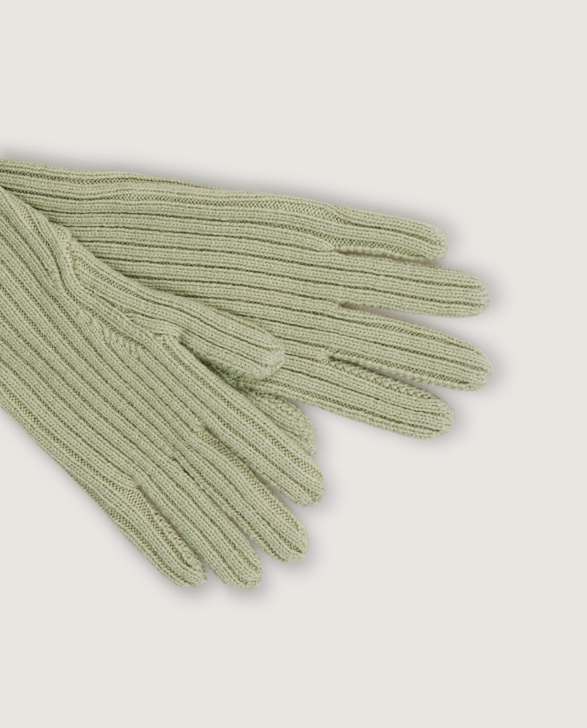 Long wool gloves