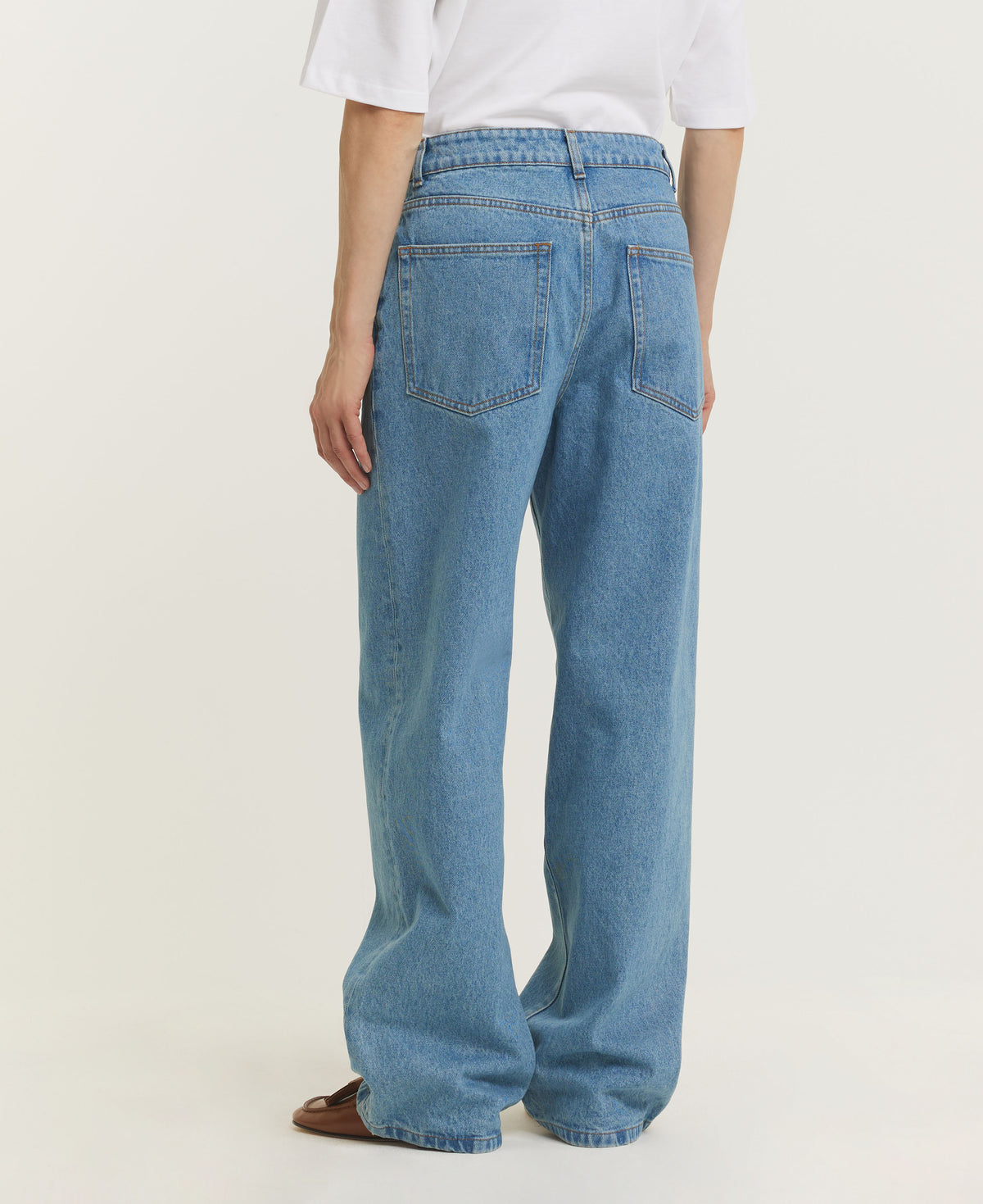 Signature Baggy Fit Denim - Lichtblauw