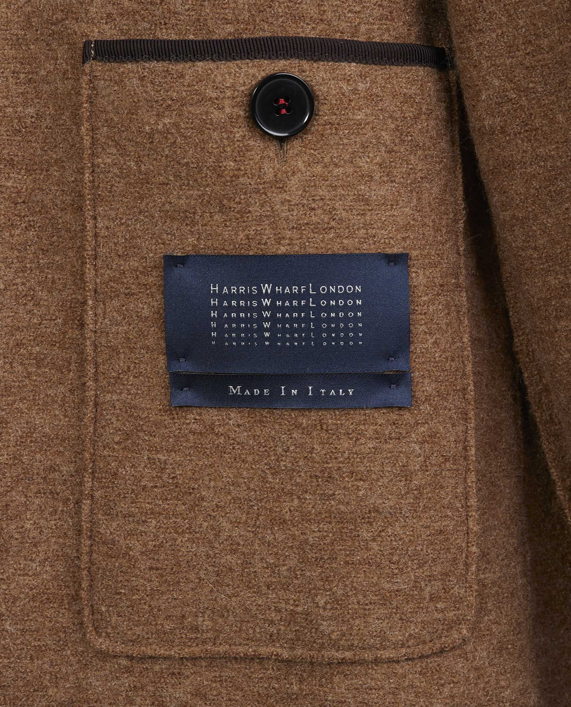 Wollen Overjas - Lichtbruin