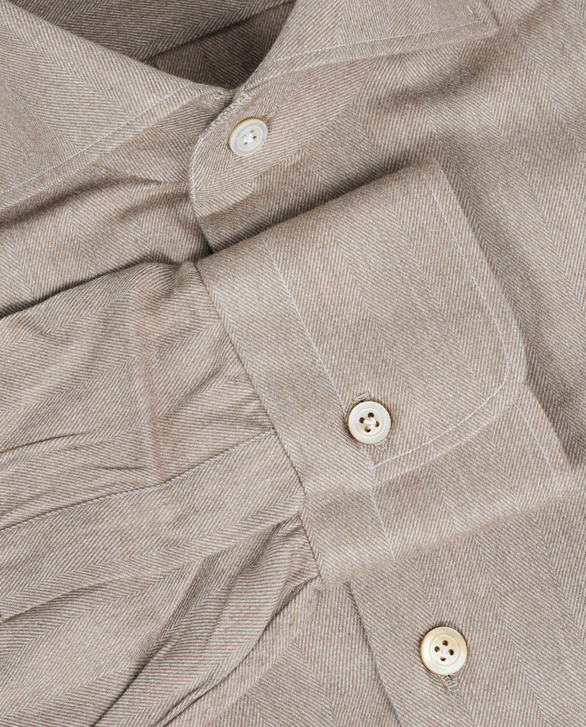 Flannel Herringbone Shirt