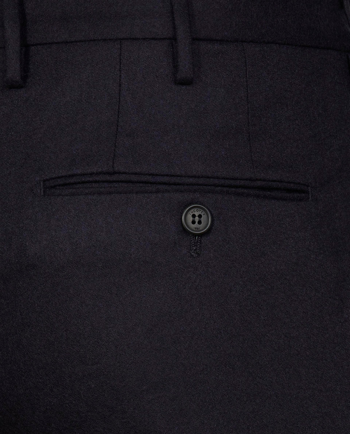 Wol Cashmere Broek - Donkerblauw