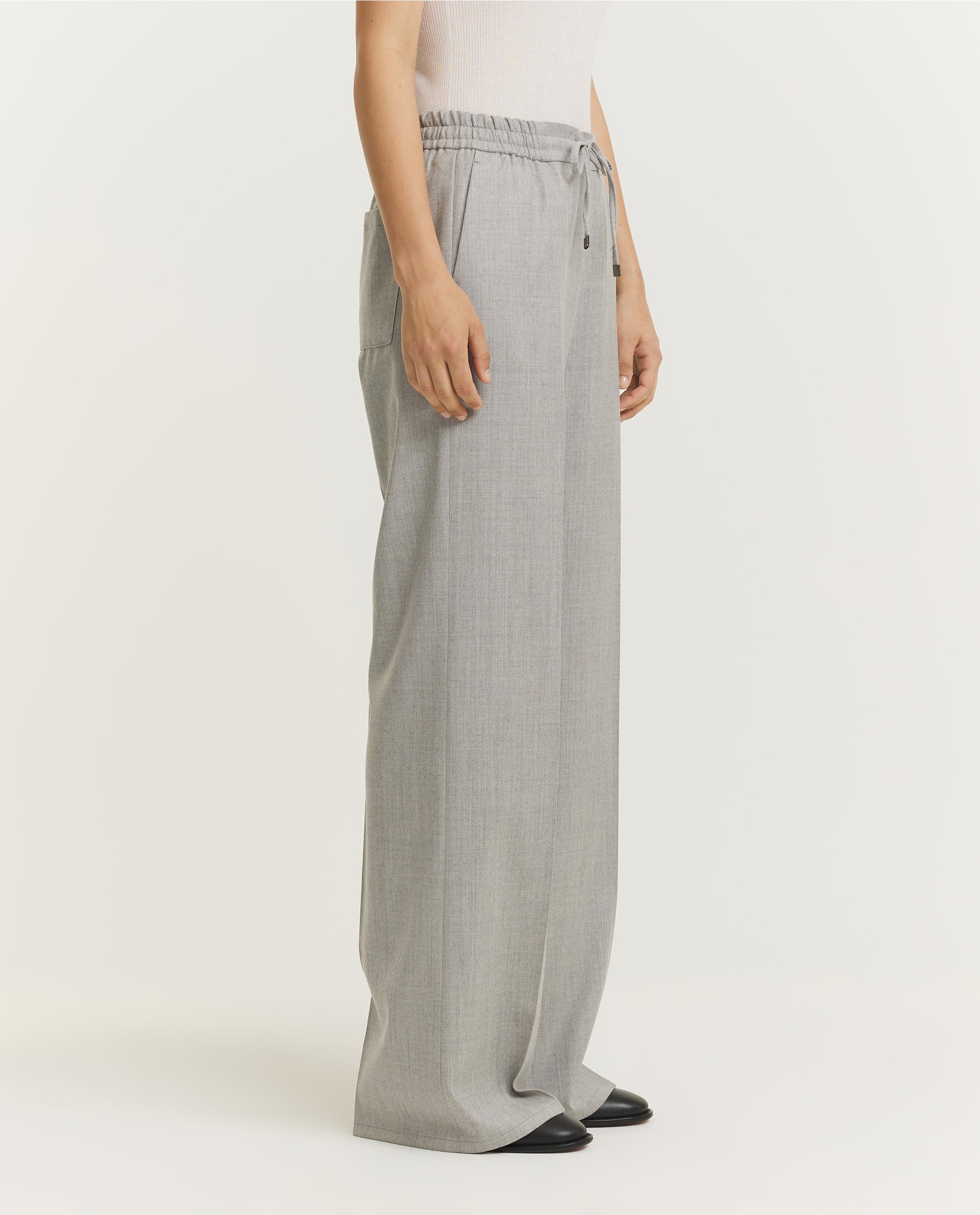 Wol Cashmere Patrizia Jogger - Lichtgrijs