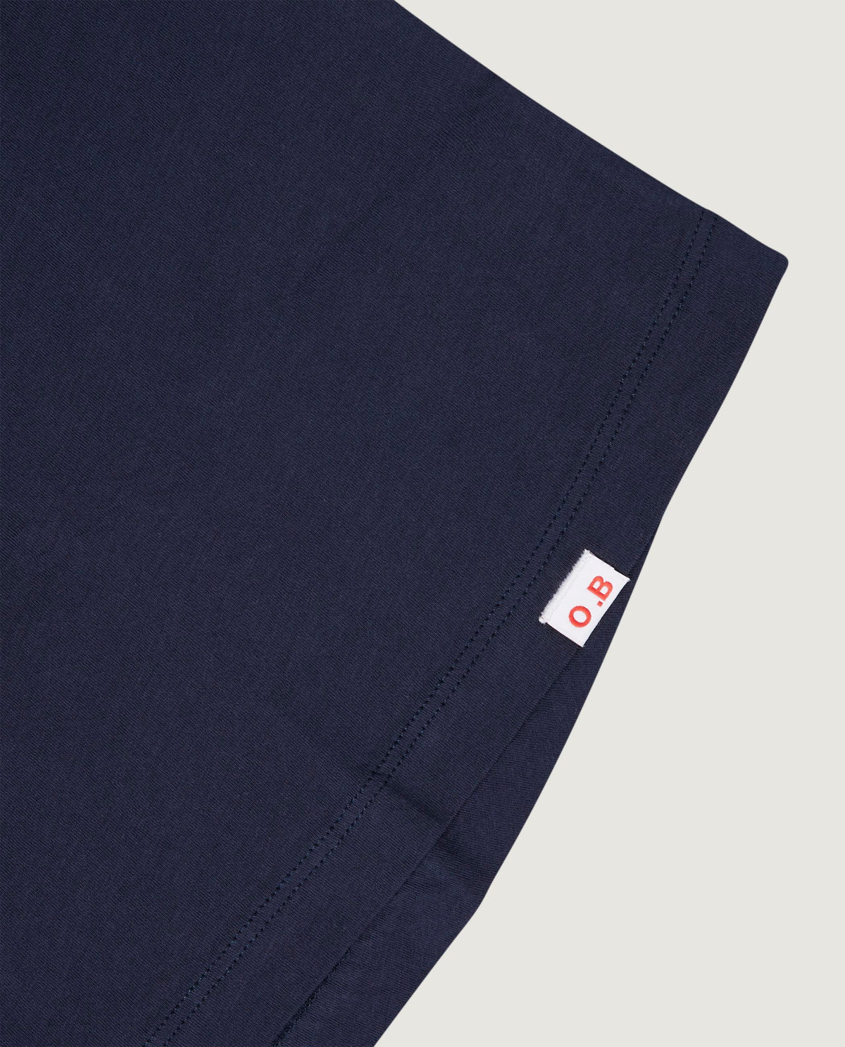 OB T Ronde Hals T-shirt - Donkerblauw