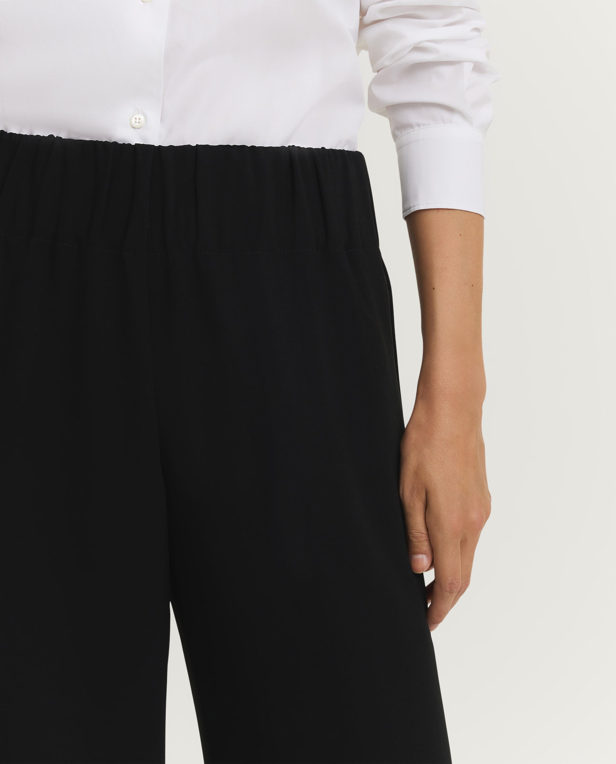 Wijde Fit Broek - Zwart