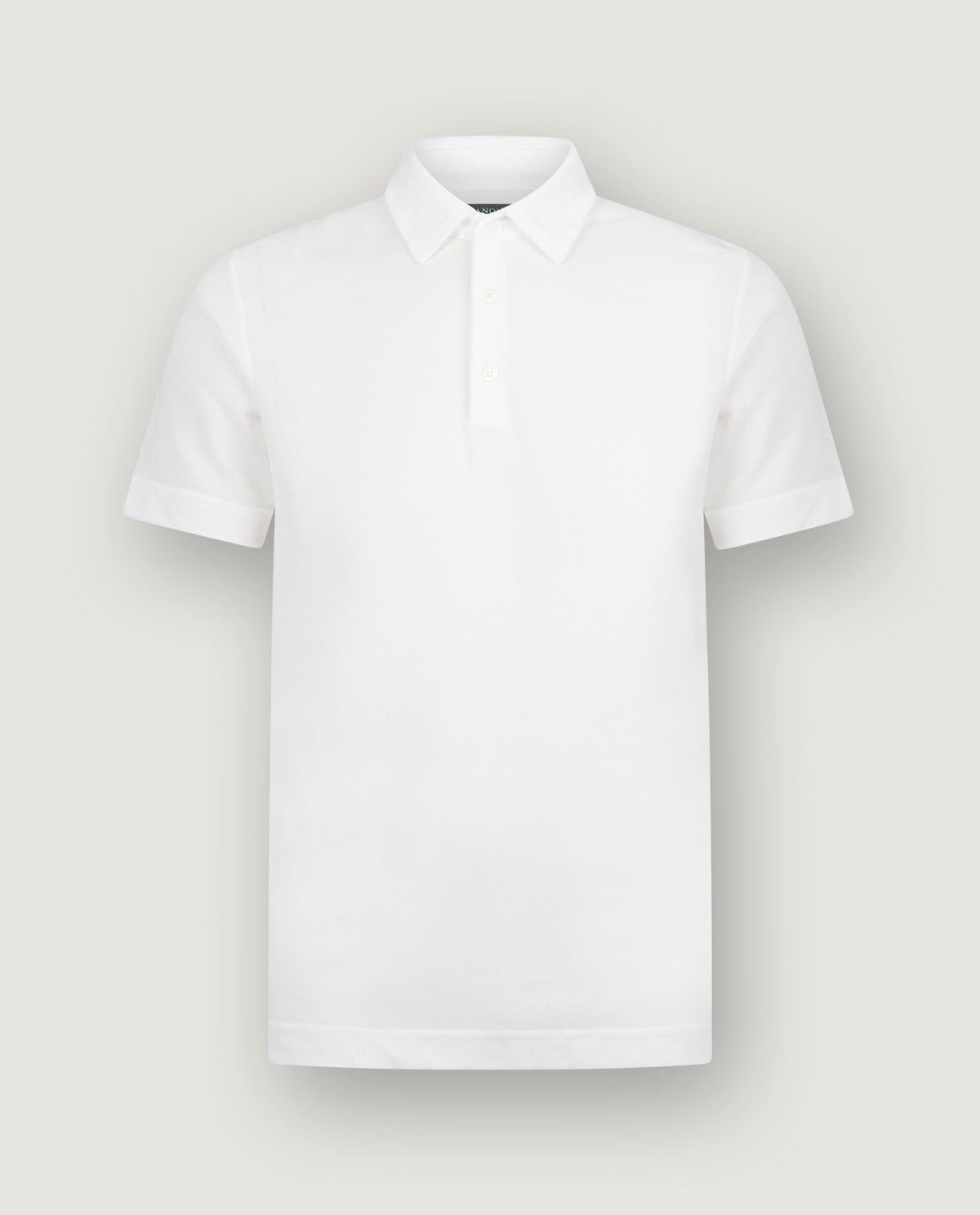 Ice Cotton Pique Polo - Wit