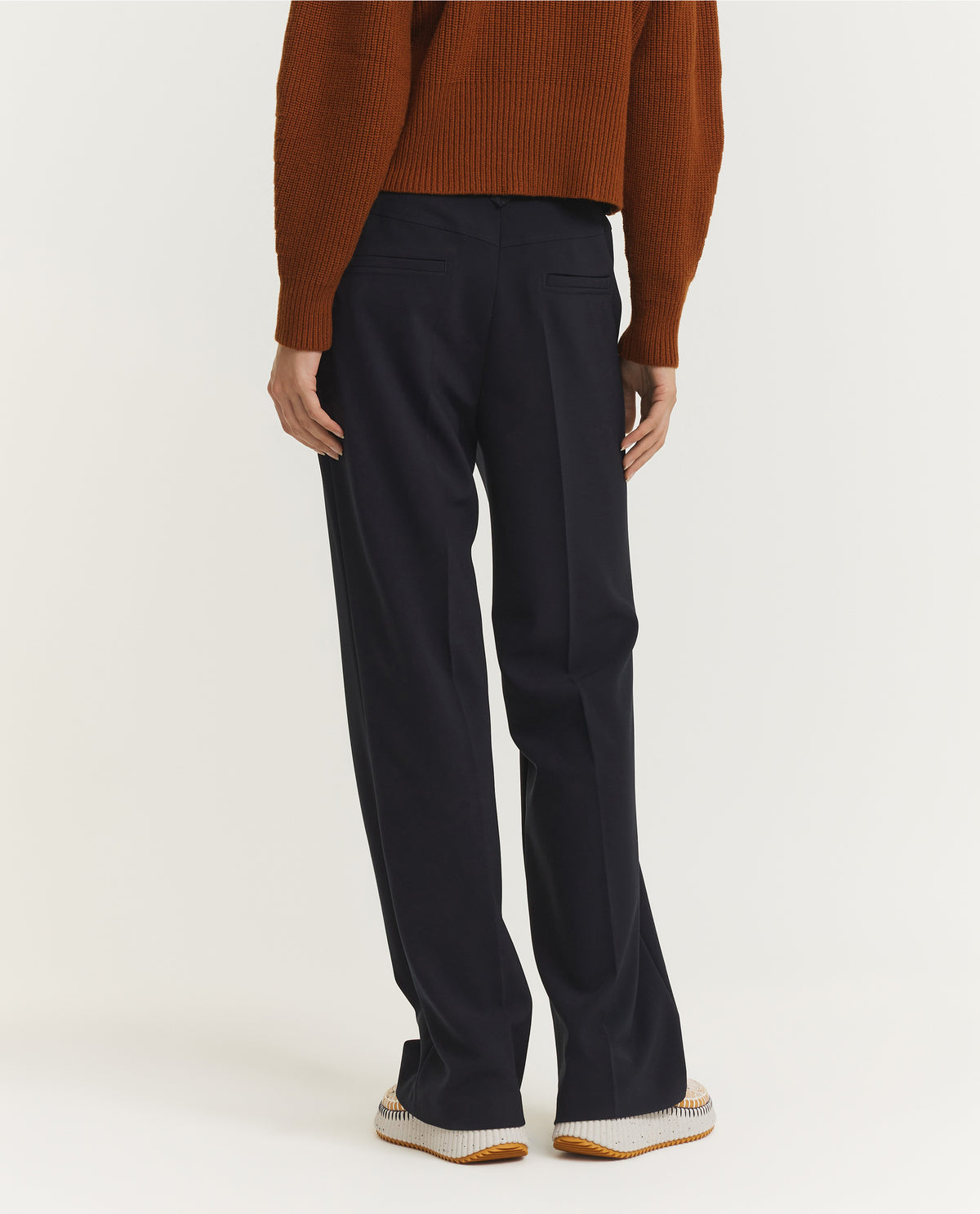 Straight Fit Trousers