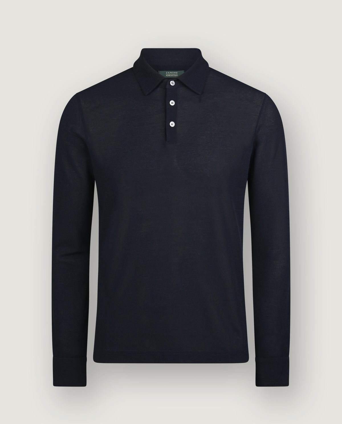 Pique Ice Cotton Polo - Donkerblauw