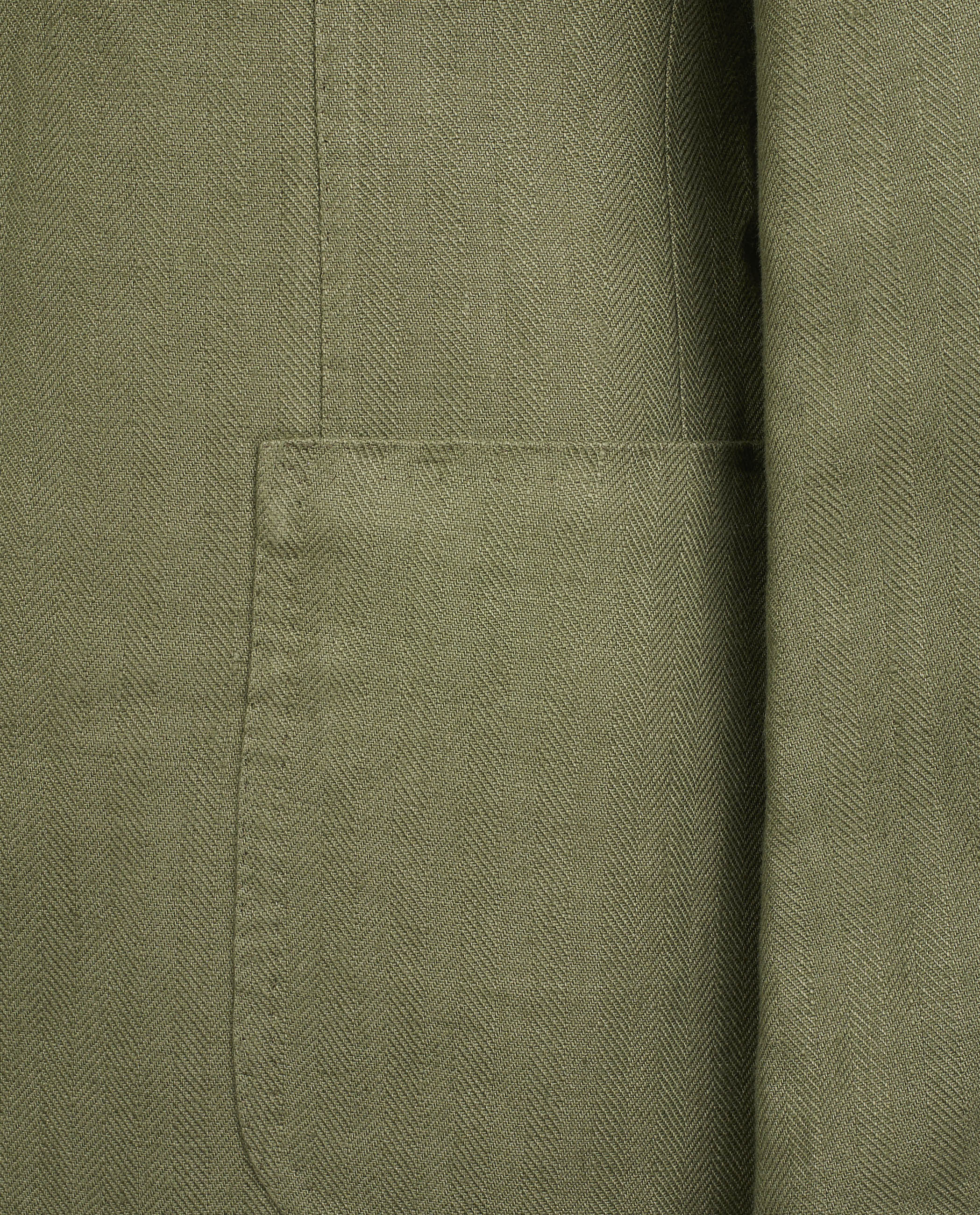 Linen Herringbone Jacket