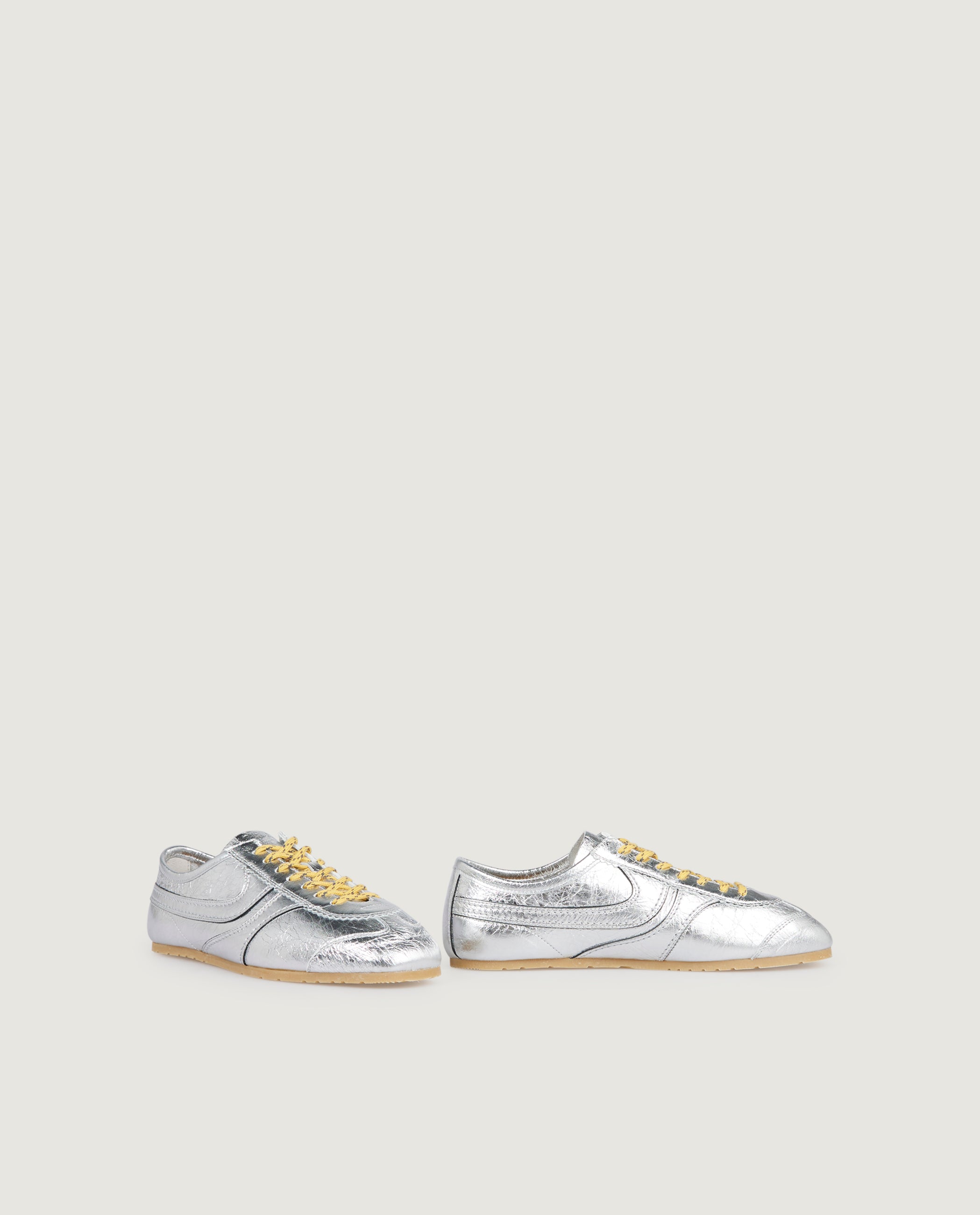 Metallic Sneakers - Zilver