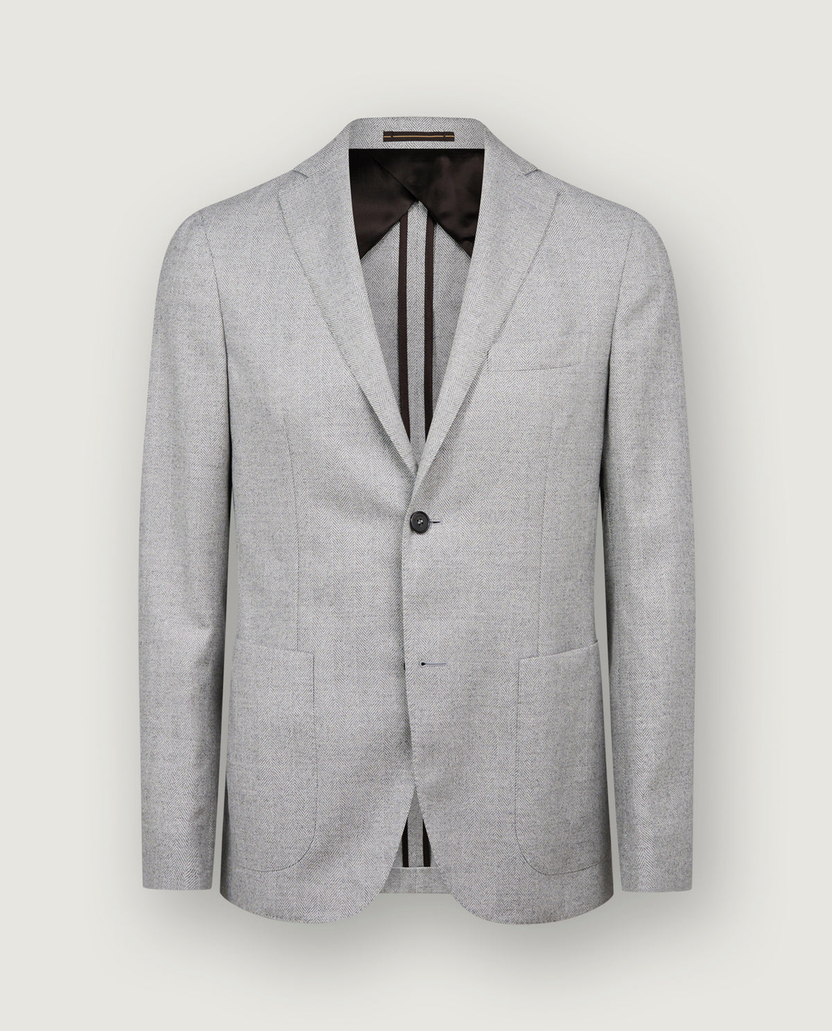 Visgraat Jasje - Lichtgrijs