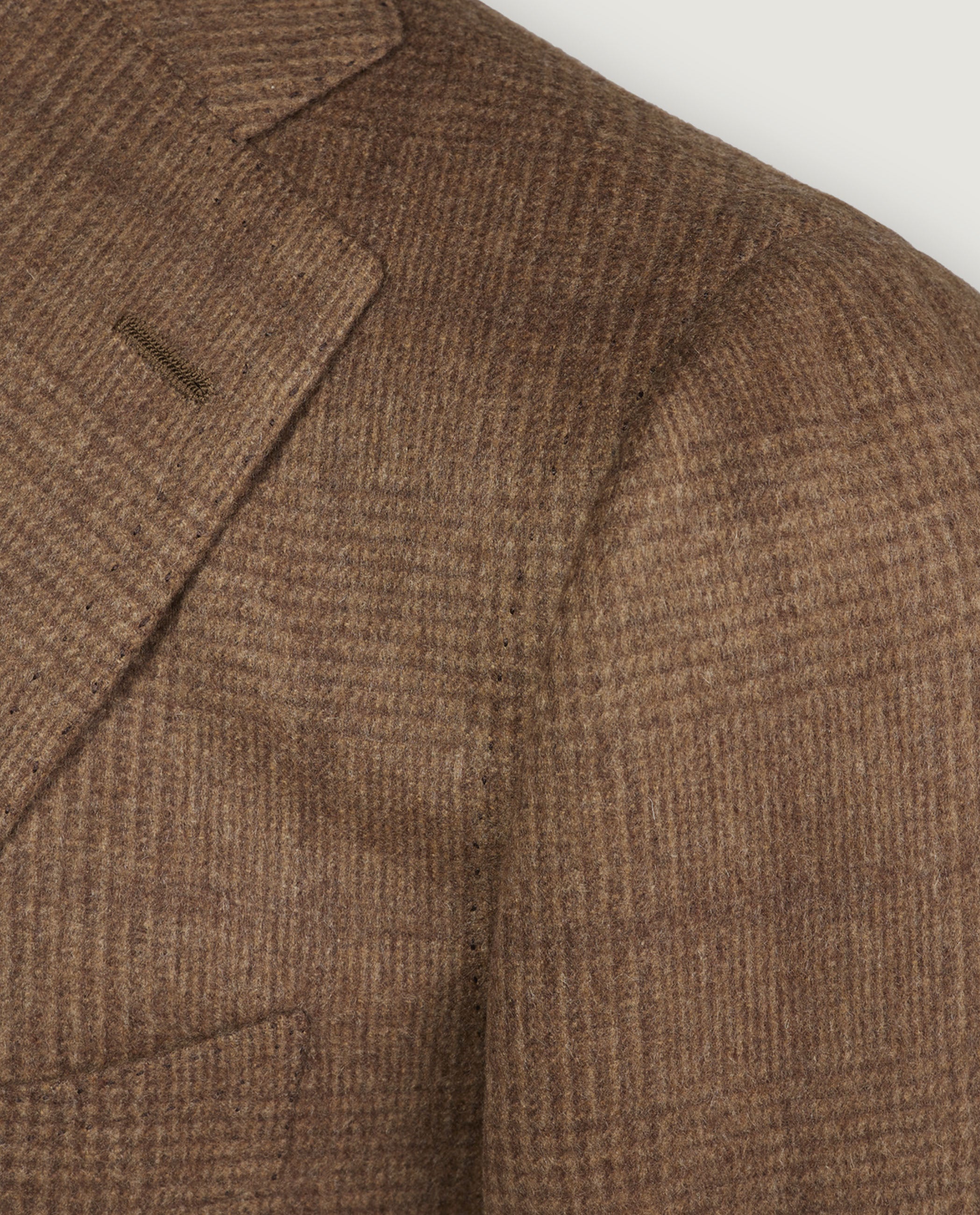 Cashmere Prince of Wales Jasje - Lichtbruin