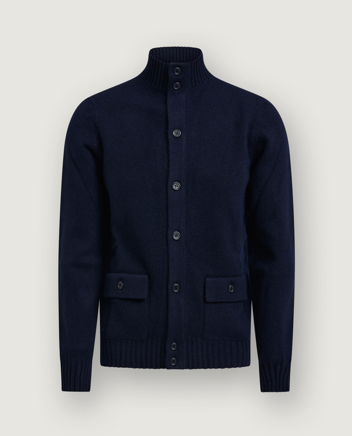 Wol Cashmere Vest - Donkerblauw