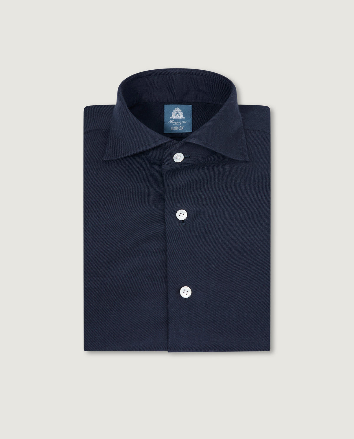 Cotton Cashmere Flannel Shirt