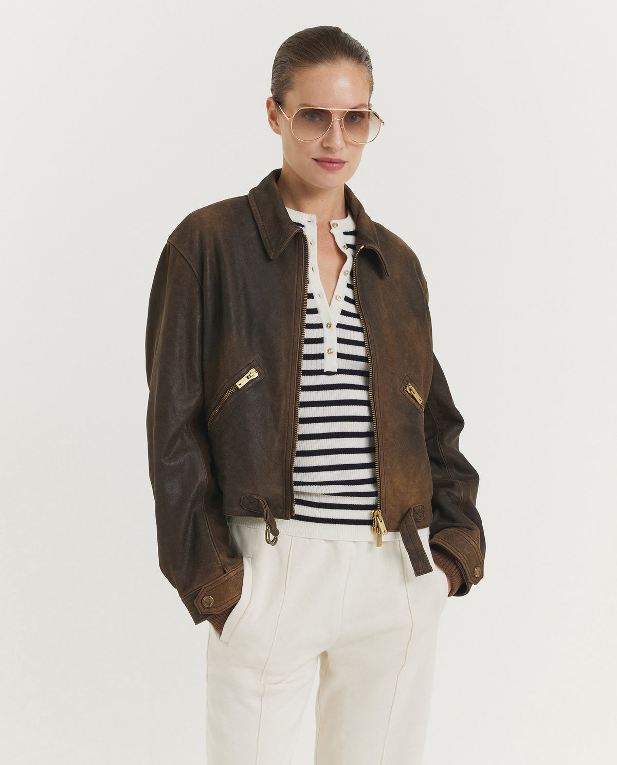 Aviator Carter Zonnebril - Roze