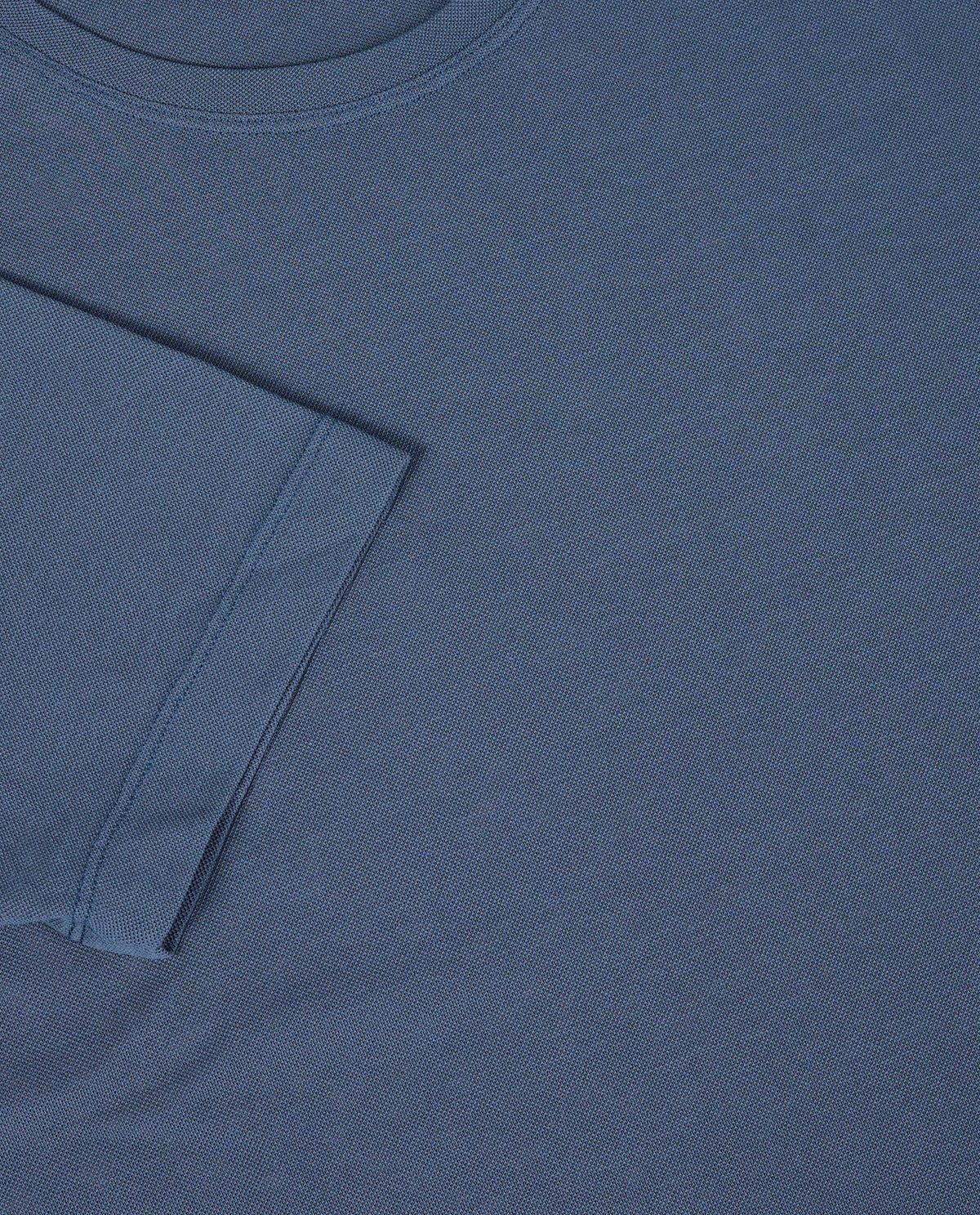 Ice Cotton Pique T-Shirt - Blauw