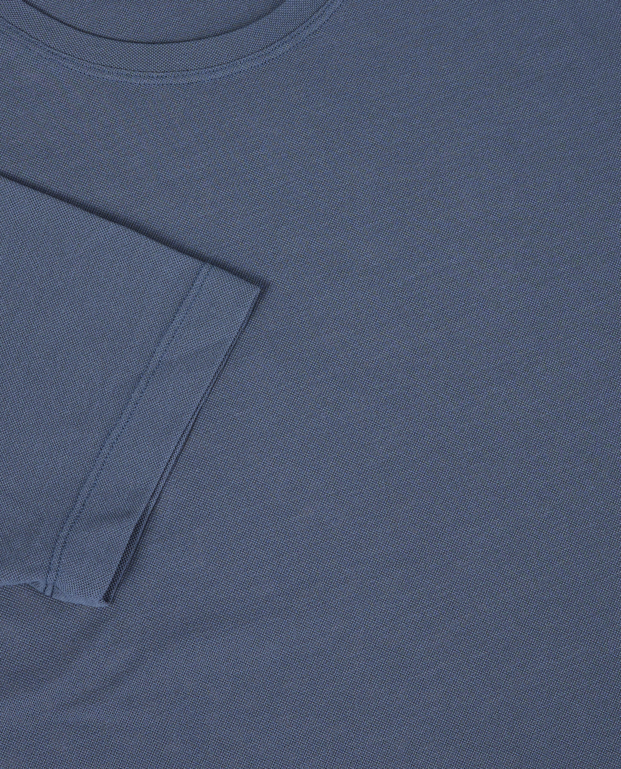 Ice Cotton Pique T-Shirt - Blauw