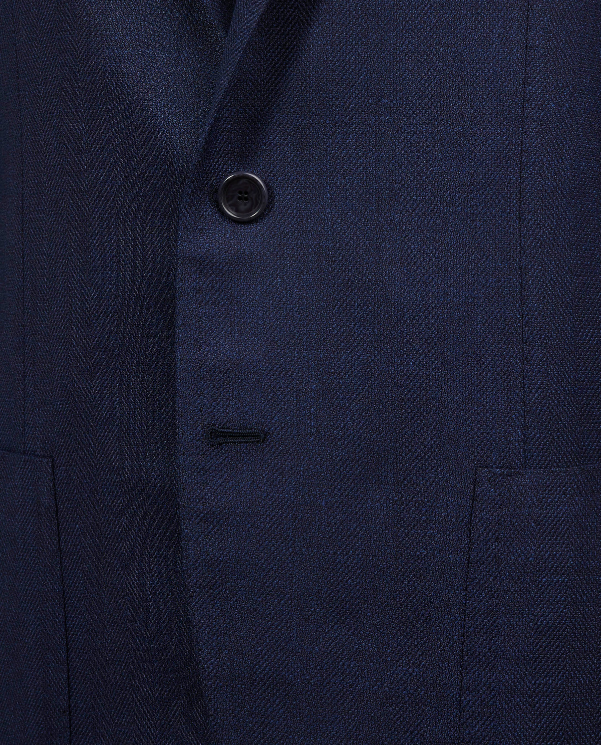 Visgraat Jasje - Blauw