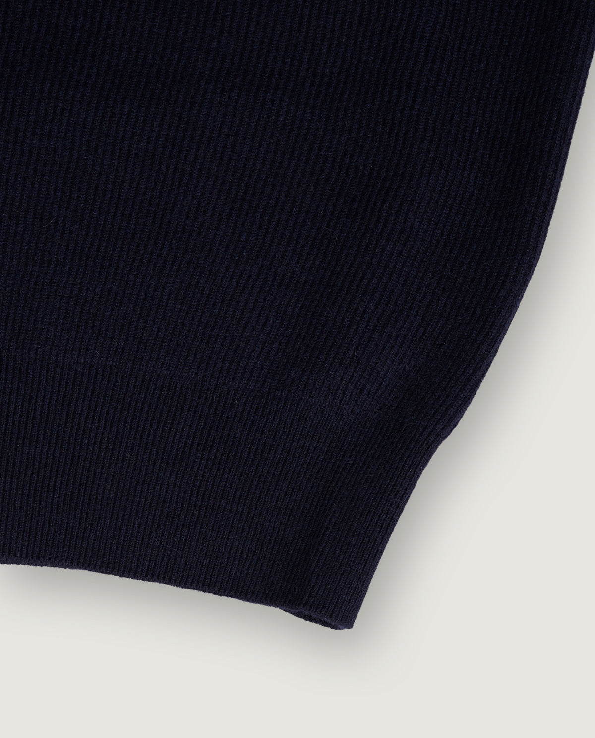 Cashmere Ronde Hals Trui - Donkerblauw