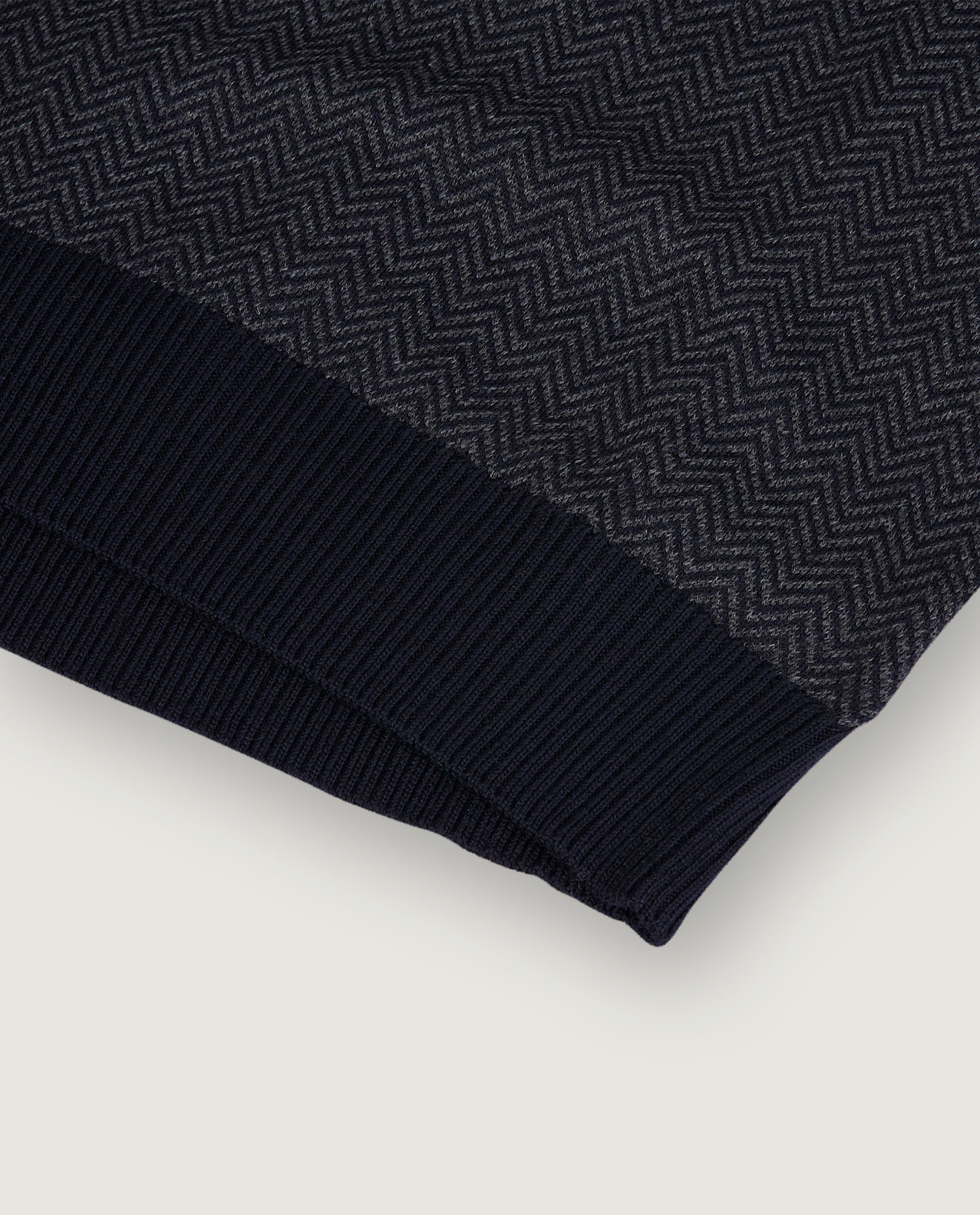 Visgraat Coltrui - Donkerblauw