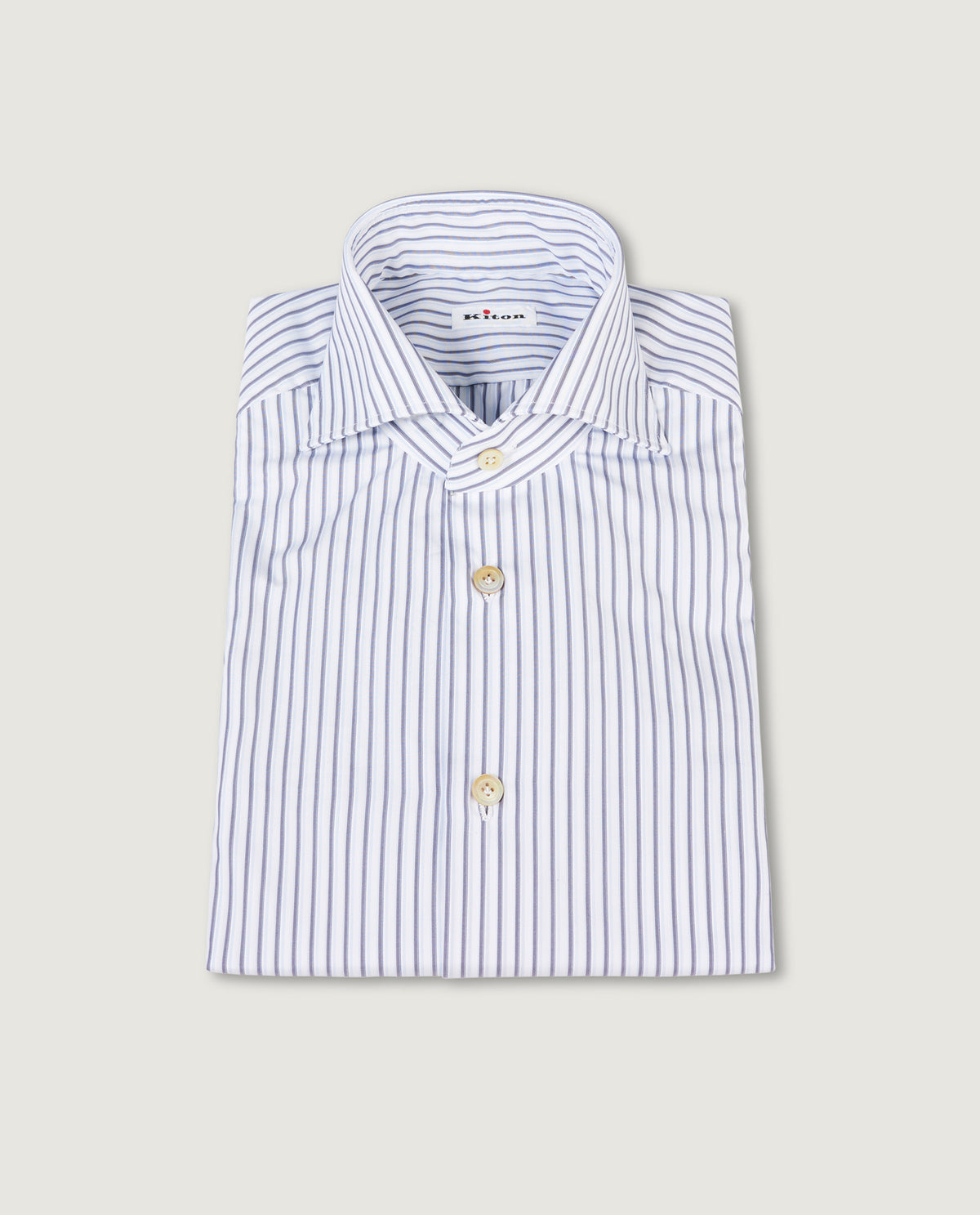 Gestreept Oxford Overhemd - Blauw