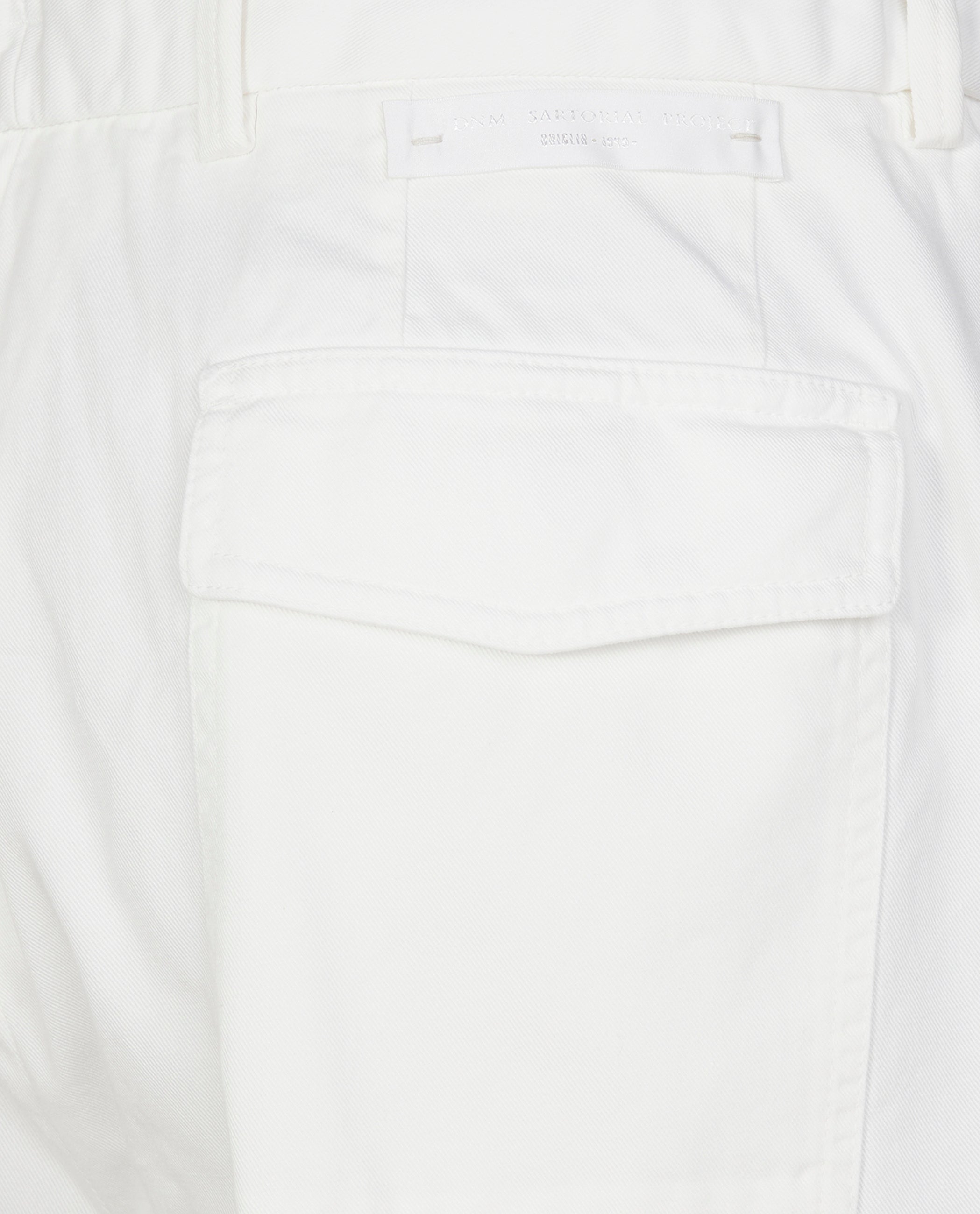 Pleated Cotton Shorts