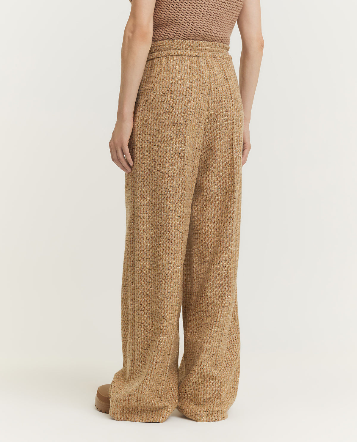 Wide Patterned Trousers