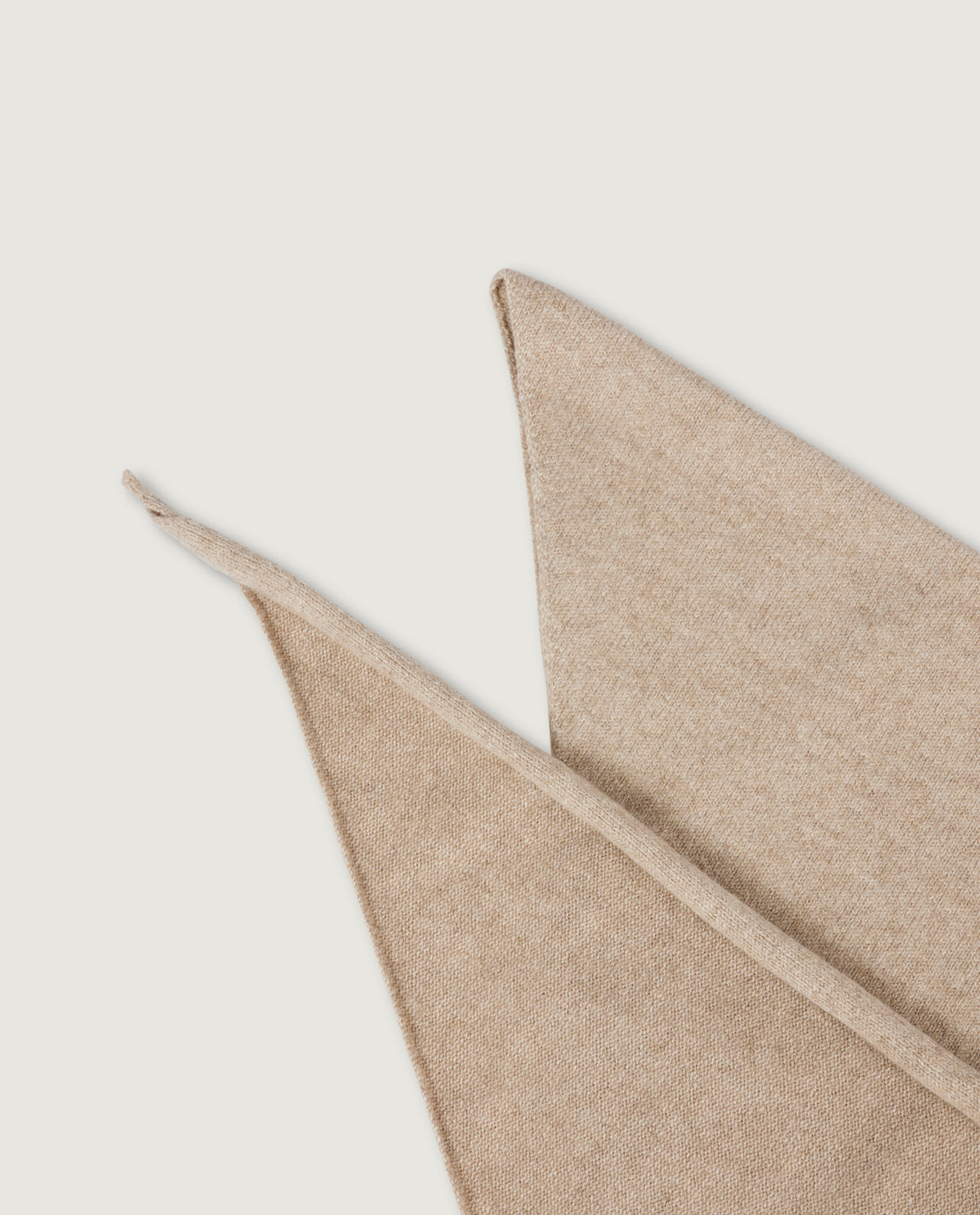 NO.35 Cashmere Bandana - Lichtbruin