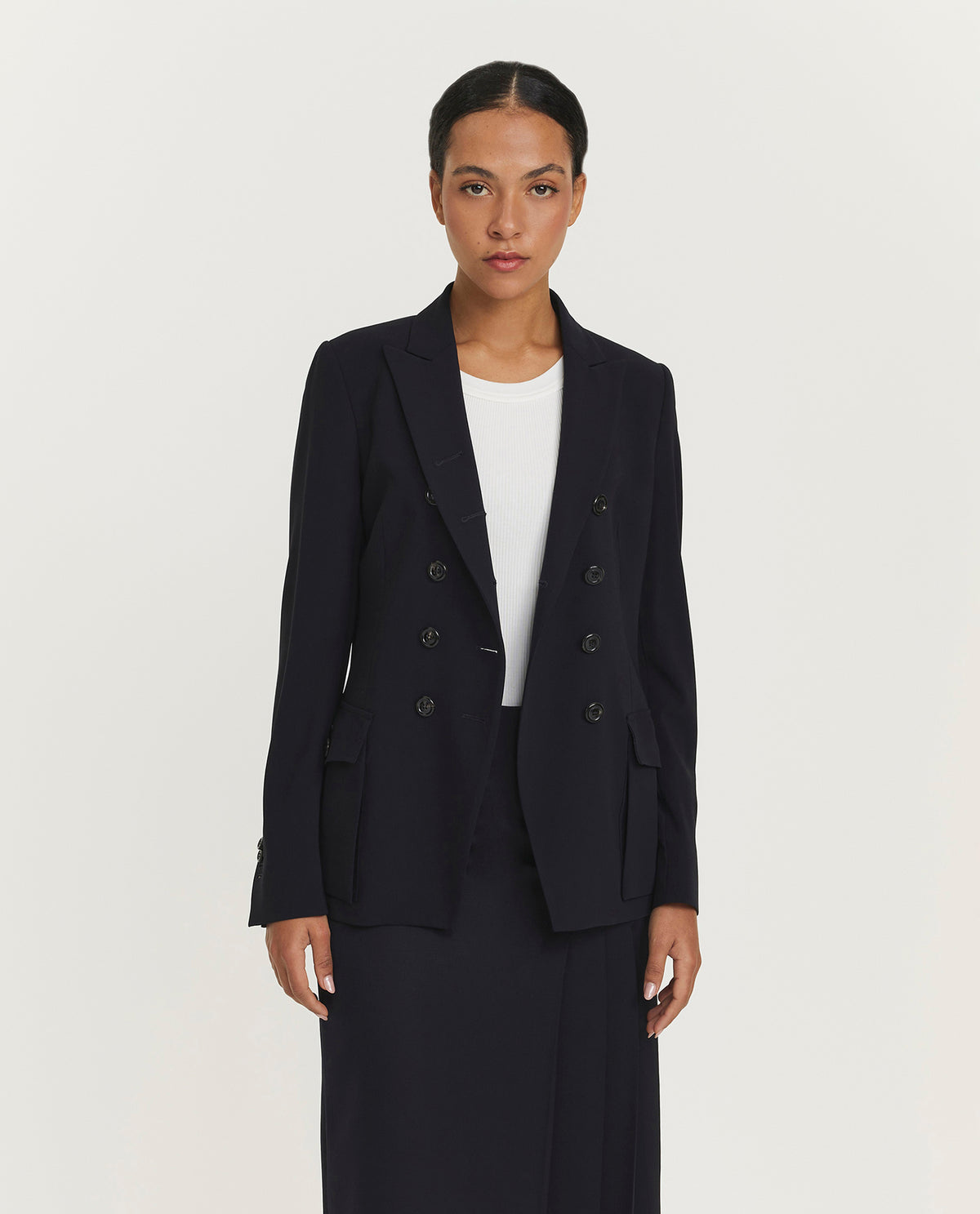 Double breasted blazer - Donkerblauw